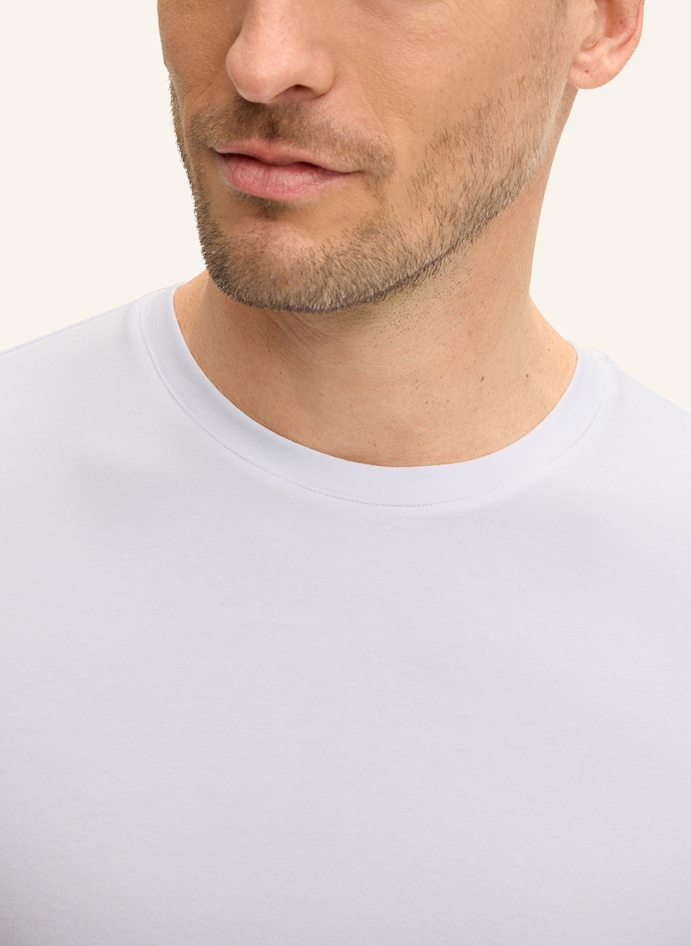 windsor. T-Shirt Doppelpack: WEISS