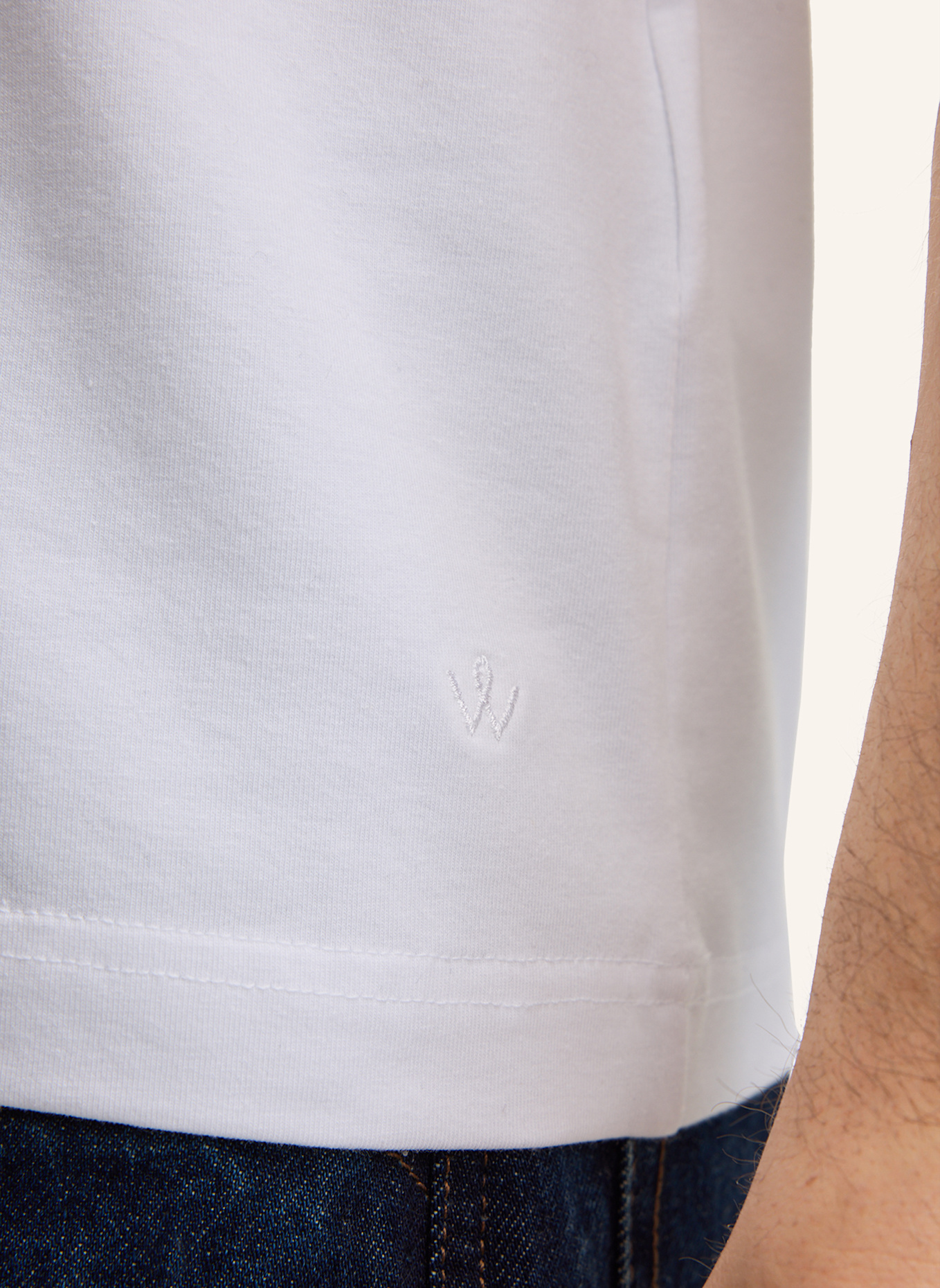 windsor. T-Shirt Doppelpack: WEISS