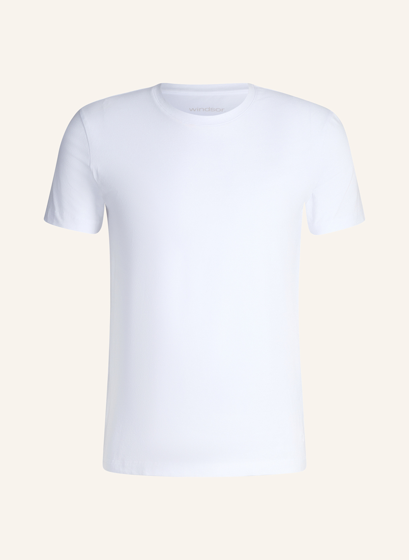 windsor. T-Shirt Doppelpack: WEISS