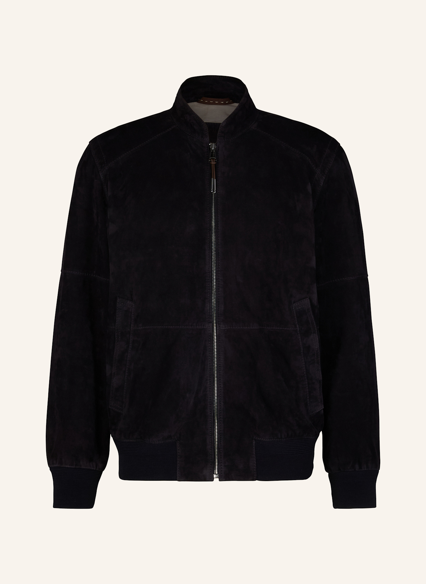 windsor. Lederblouson: DUNKELBLAU