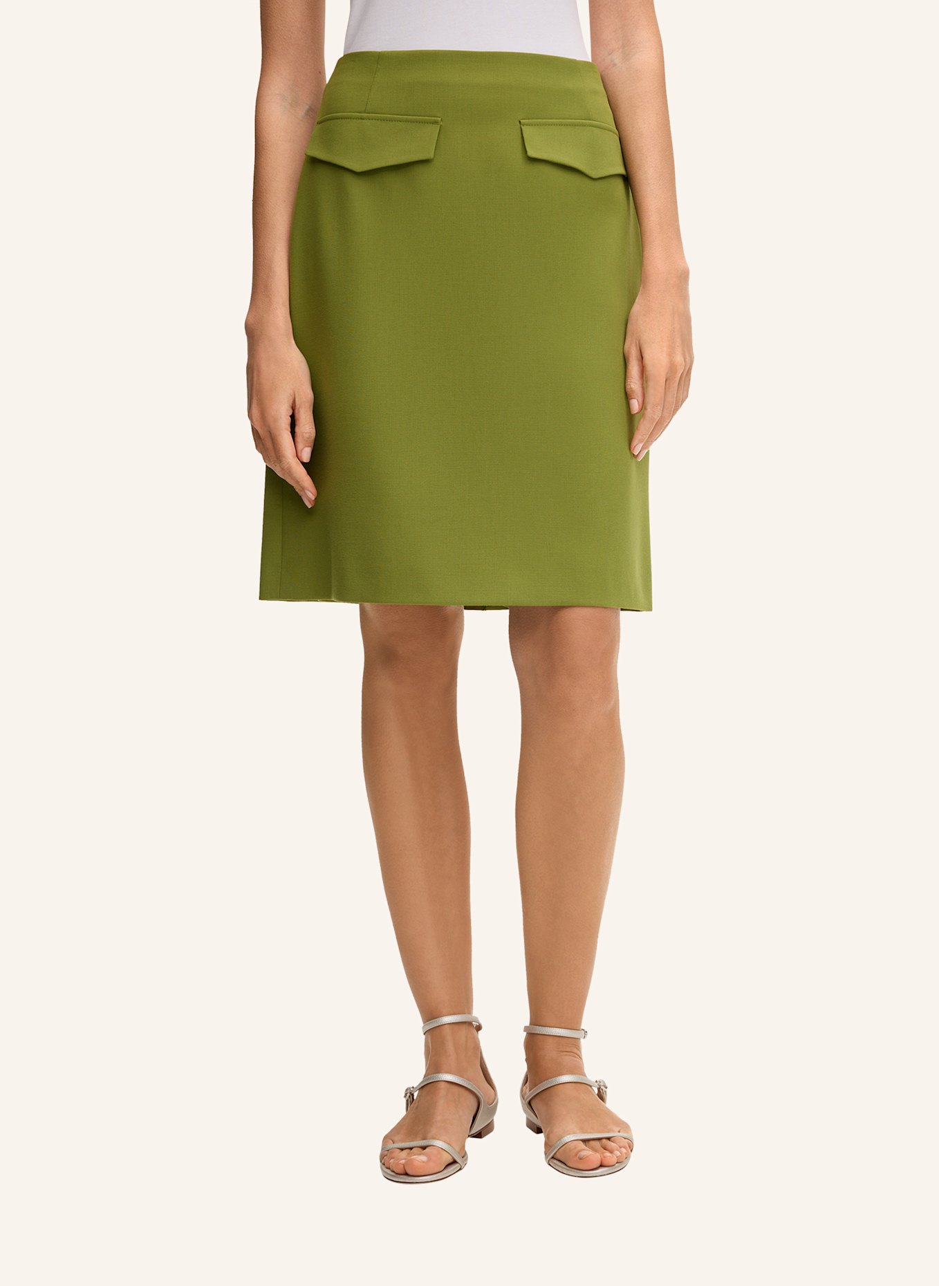 windsor. Bleistiftrock: GRÜN