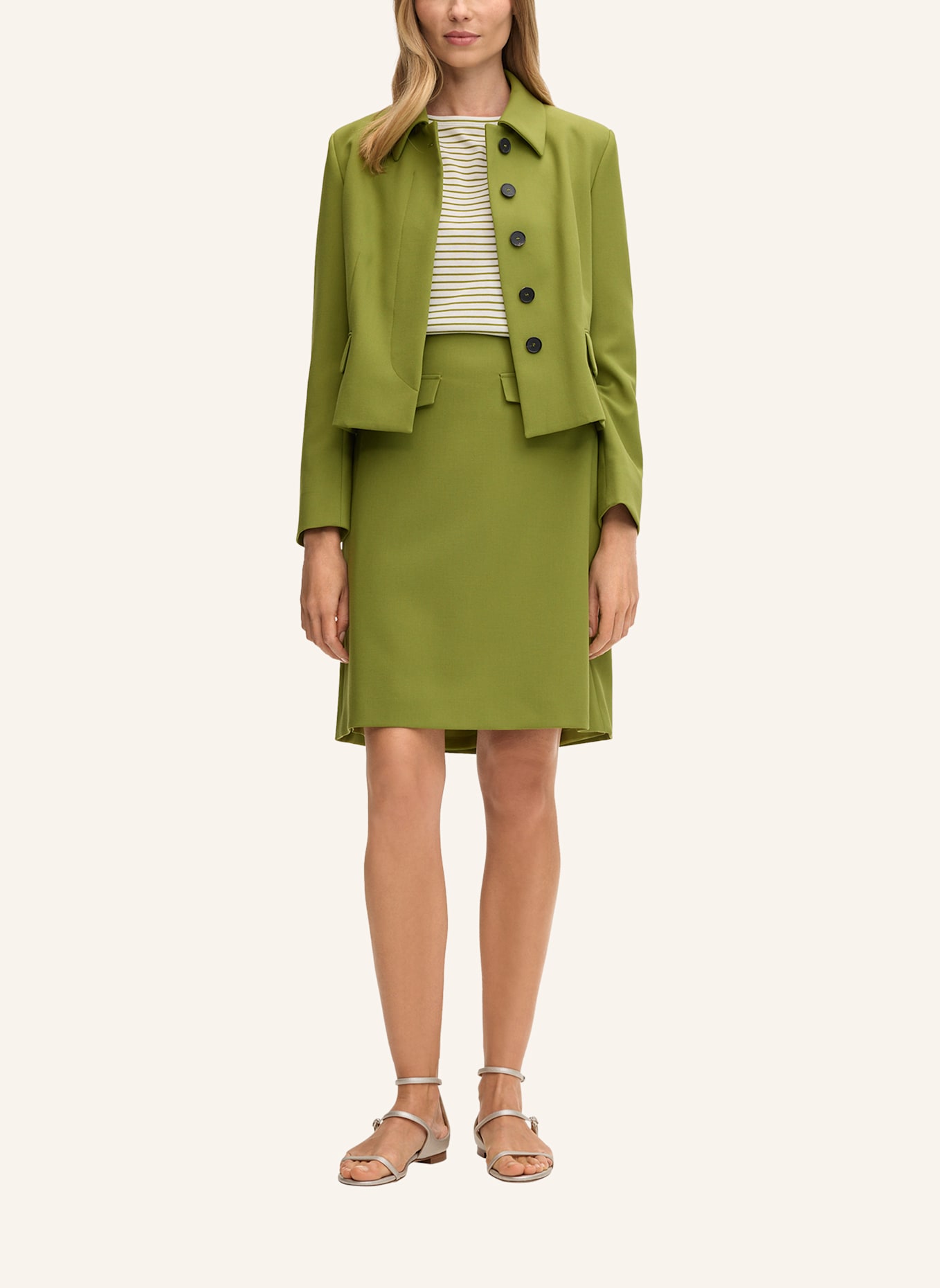 windsor. Bleistiftrock: GRÜN