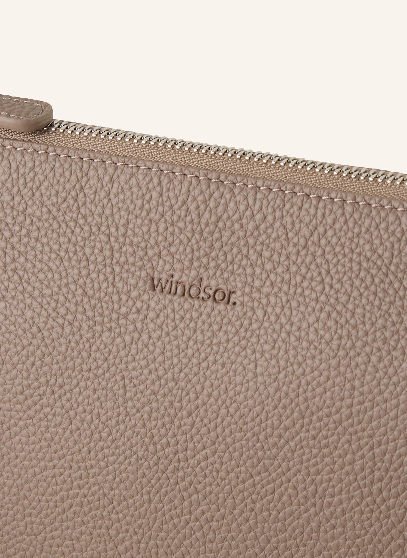 windsor. Crossbody Bag: TAUPE