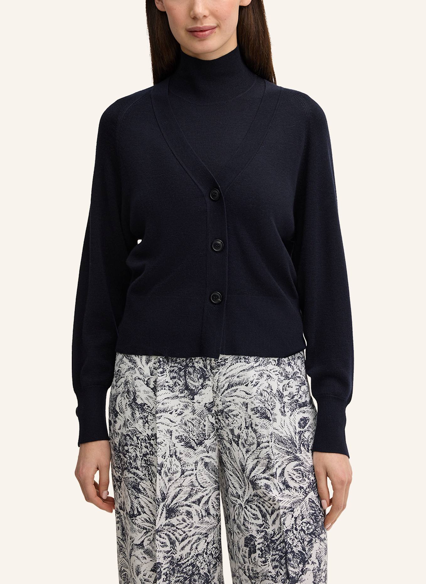 windsor. Strickjacke: DUNKELBLAU