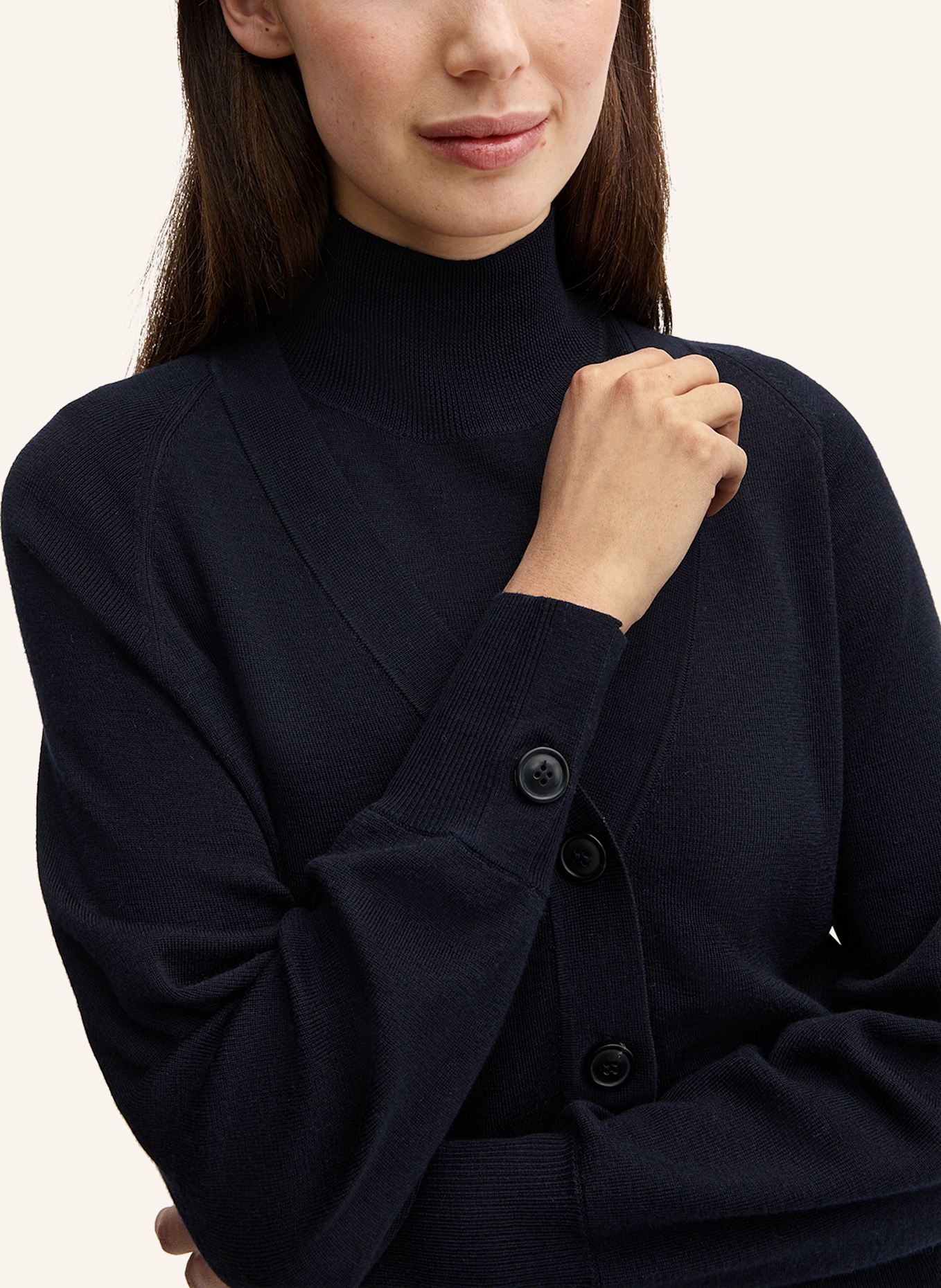 windsor. Strickjacke: DUNKELBLAU