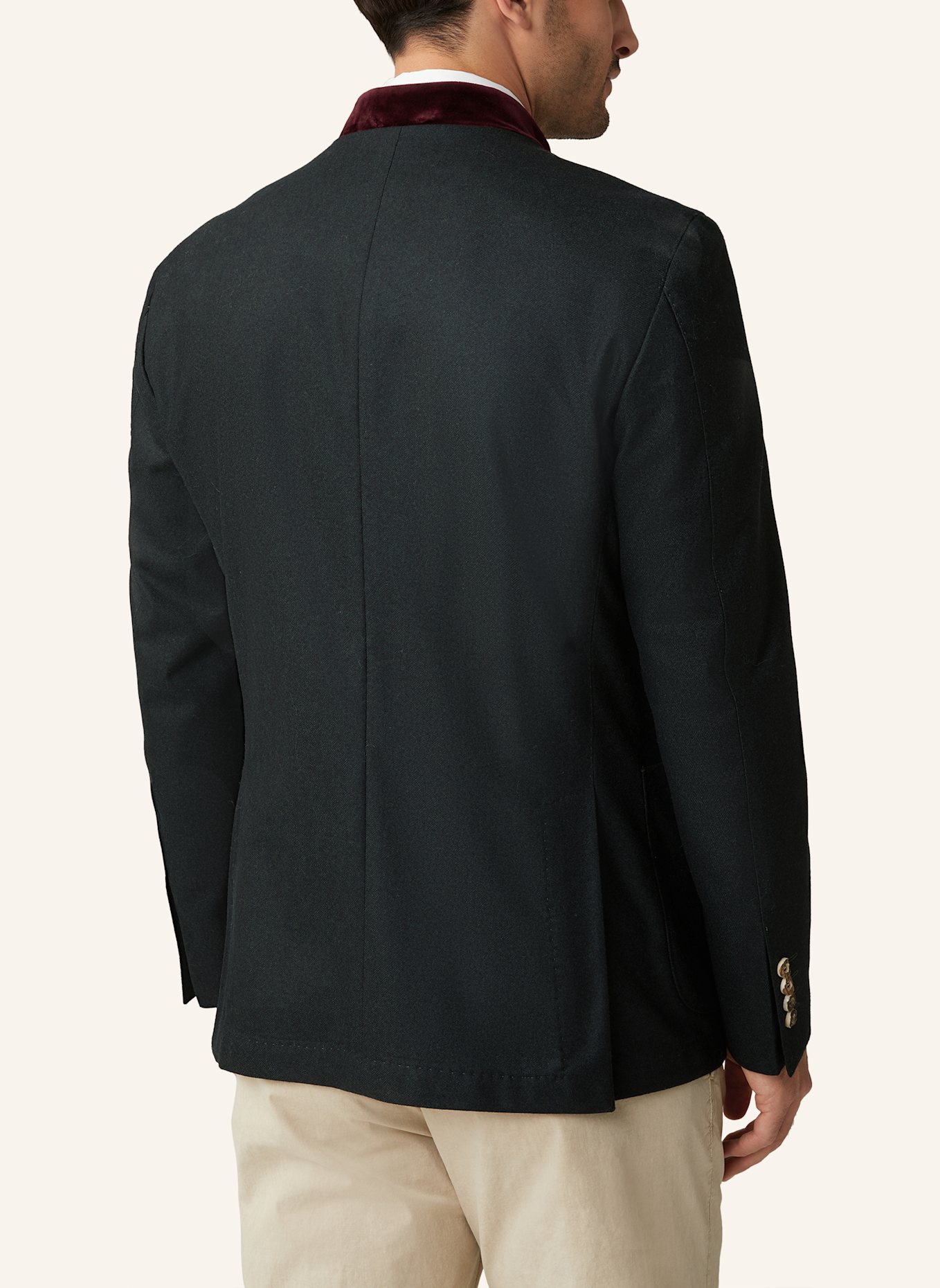 windsor. Janker: DUNKELGRÜN/ ROT