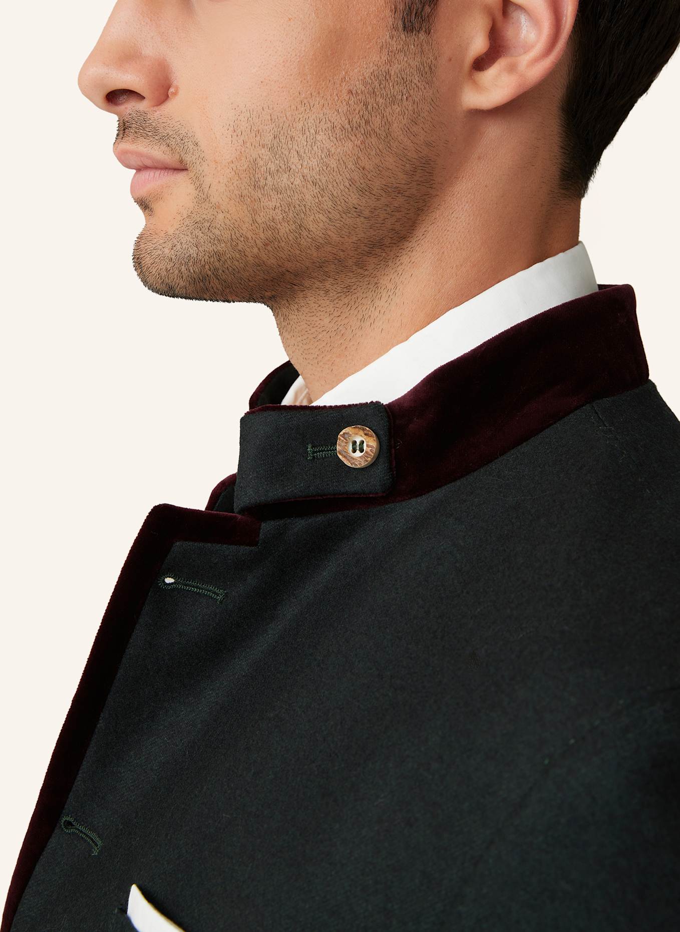 windsor. Janker: DUNKELGRÜN/ ROT