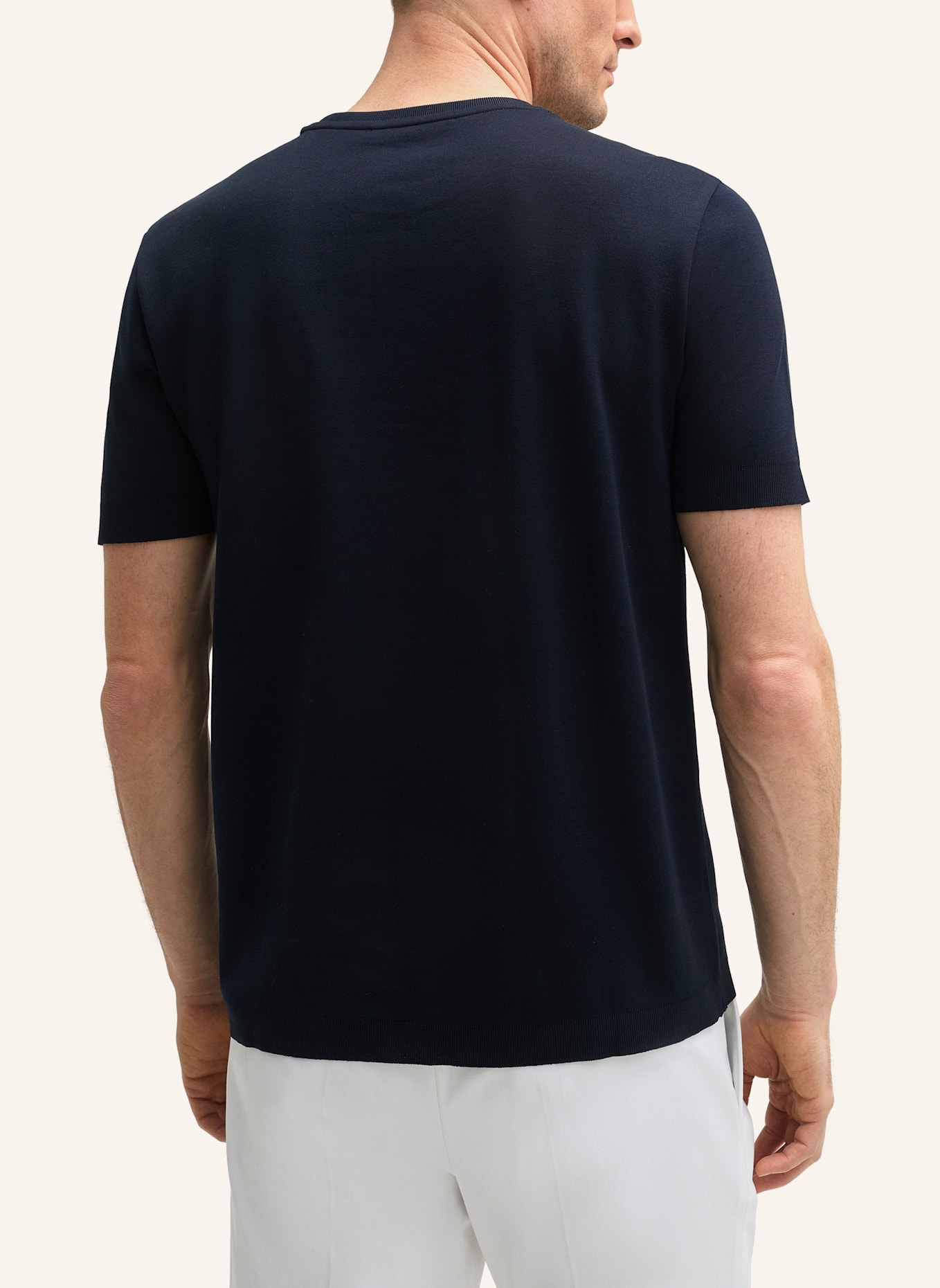 windsor. Strickshirt FLORO: DUNKELBLAU