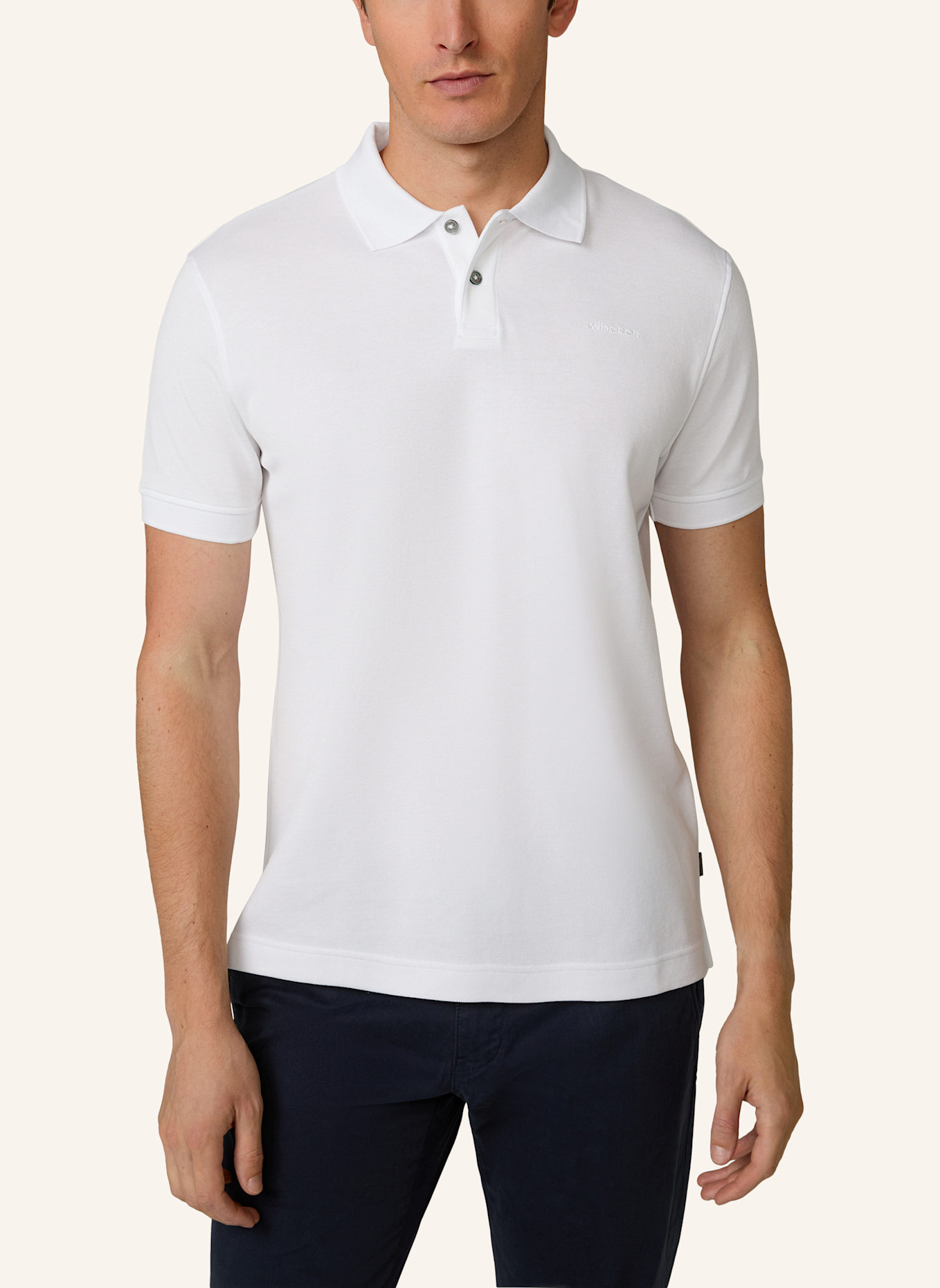 windsor. Poloshirt: WEISS