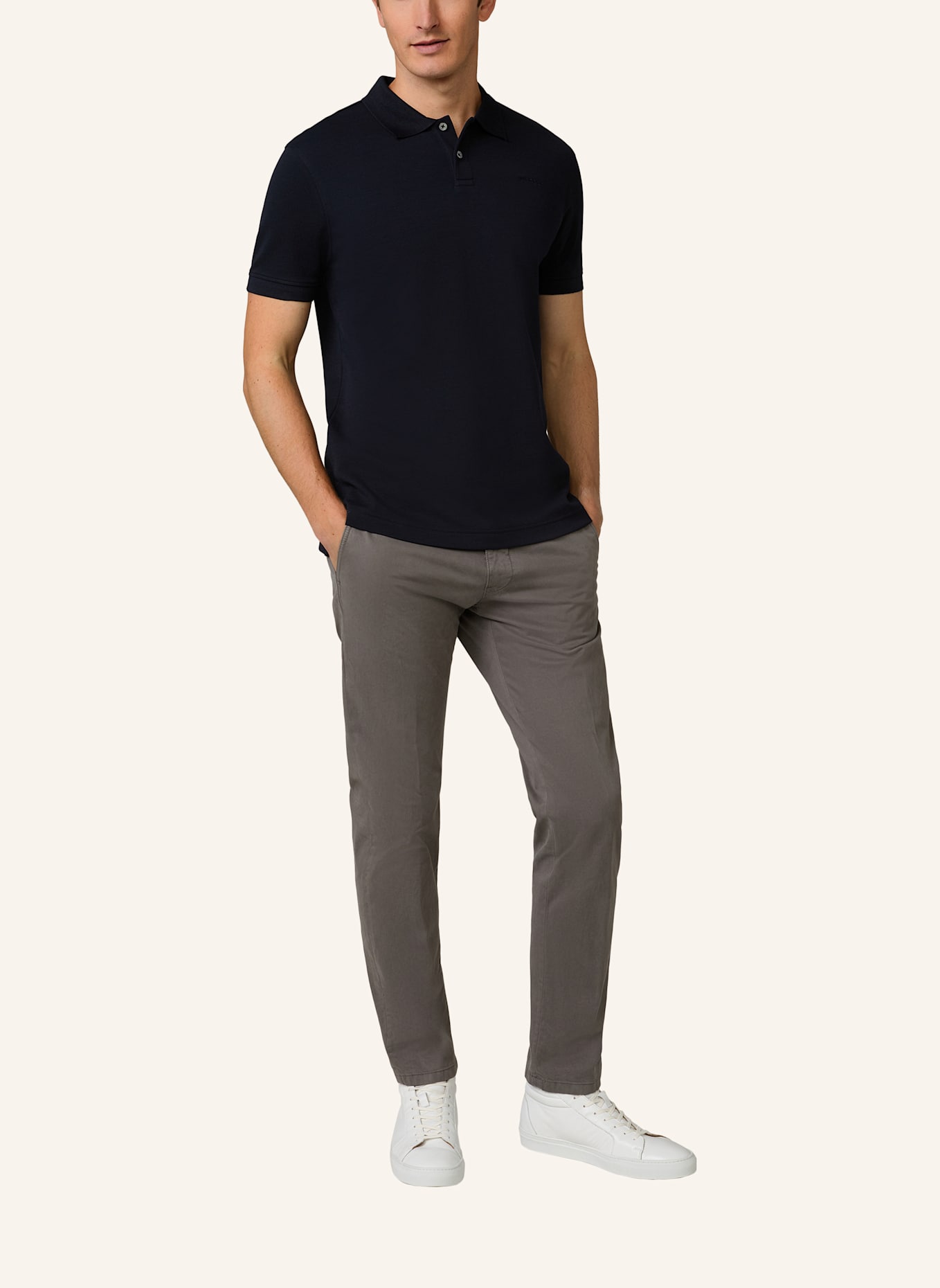 windsor. Poloshirt: DUNKELBLAU