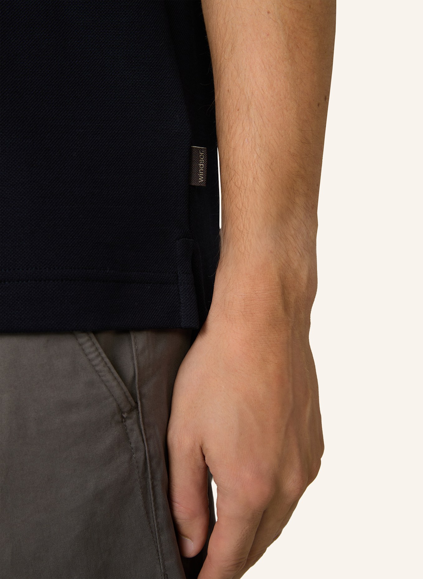 windsor. Poloshirt: DUNKELBLAU