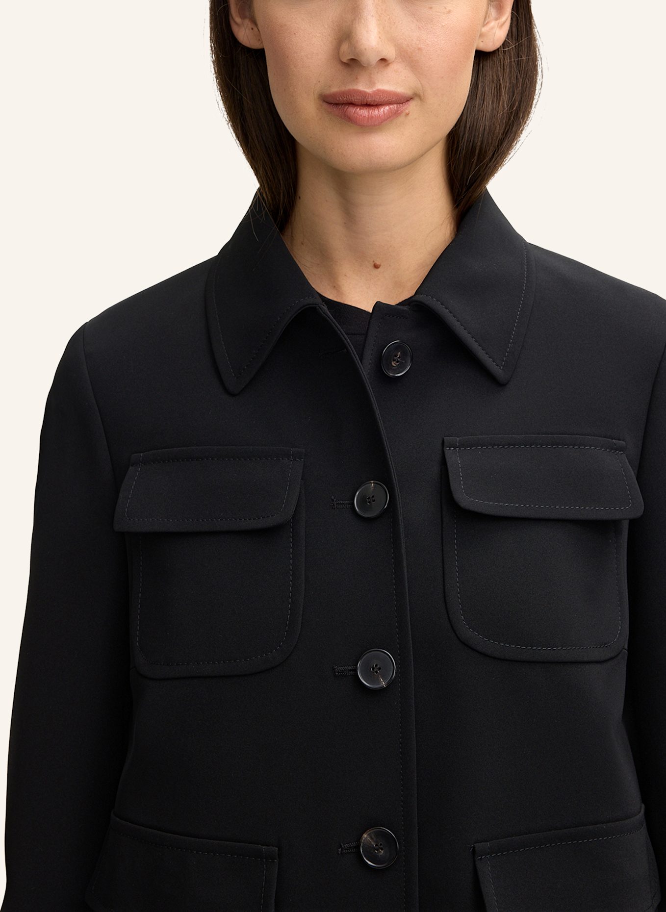 windsor. Blazer-Jacke: SCHWARZ