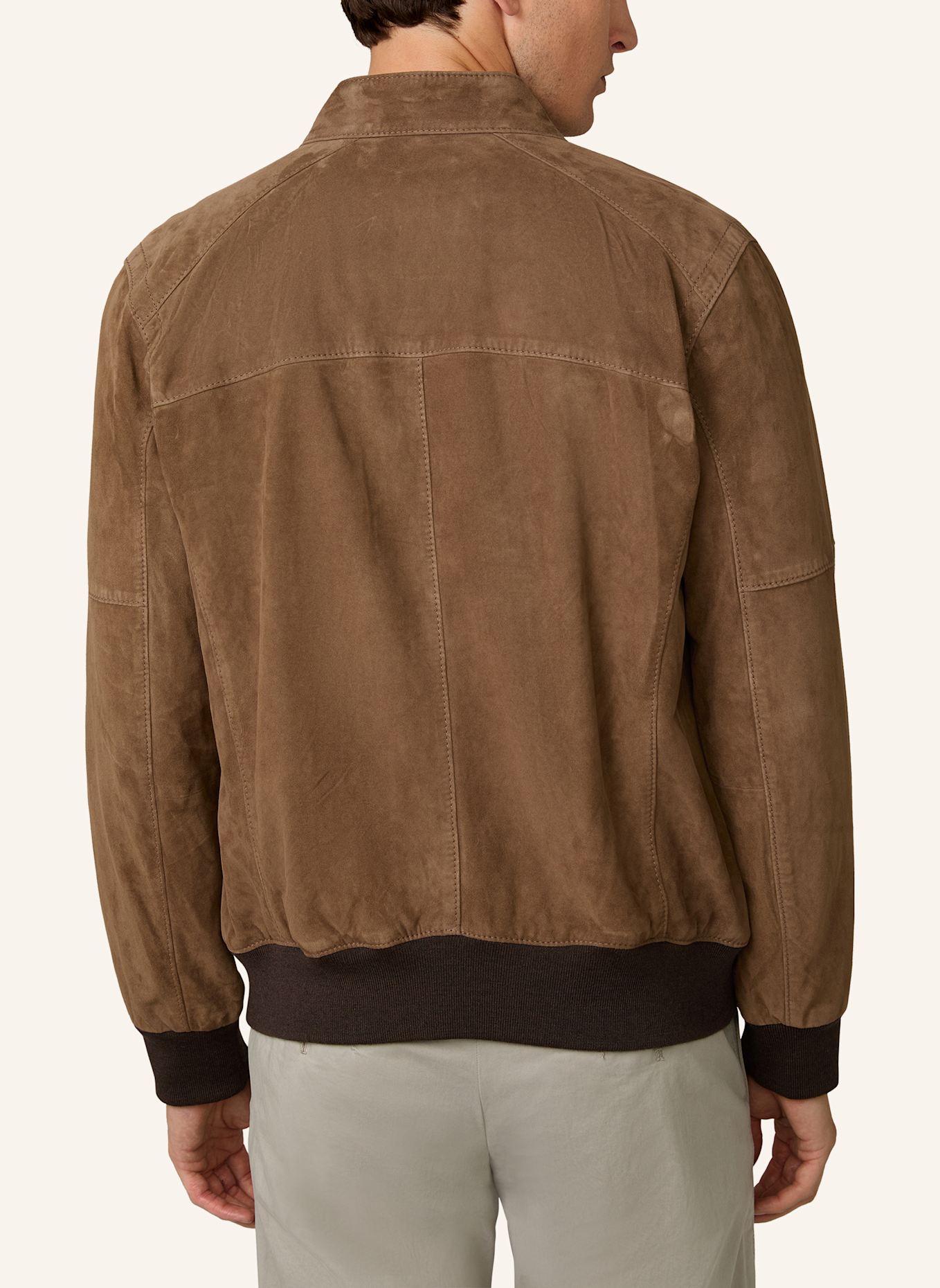 windsor. Lederblouson: BRAUN