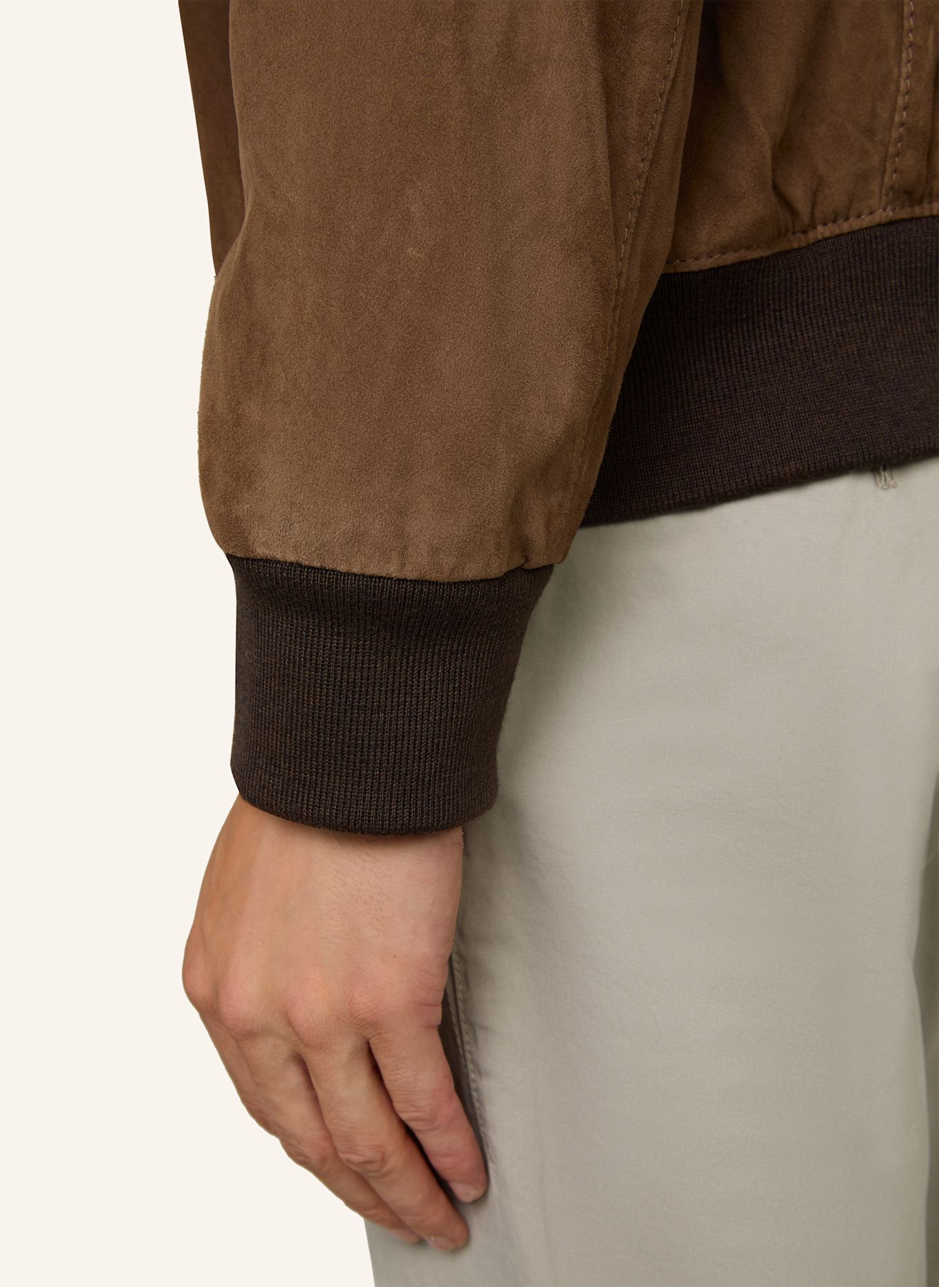 windsor. Lederblouson: BRAUN