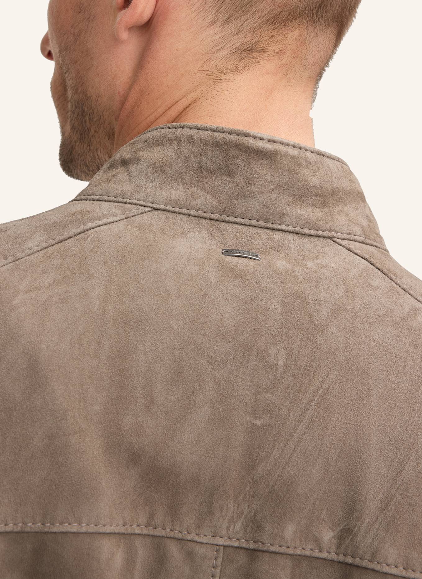 windsor. Lederblouson: GRAU