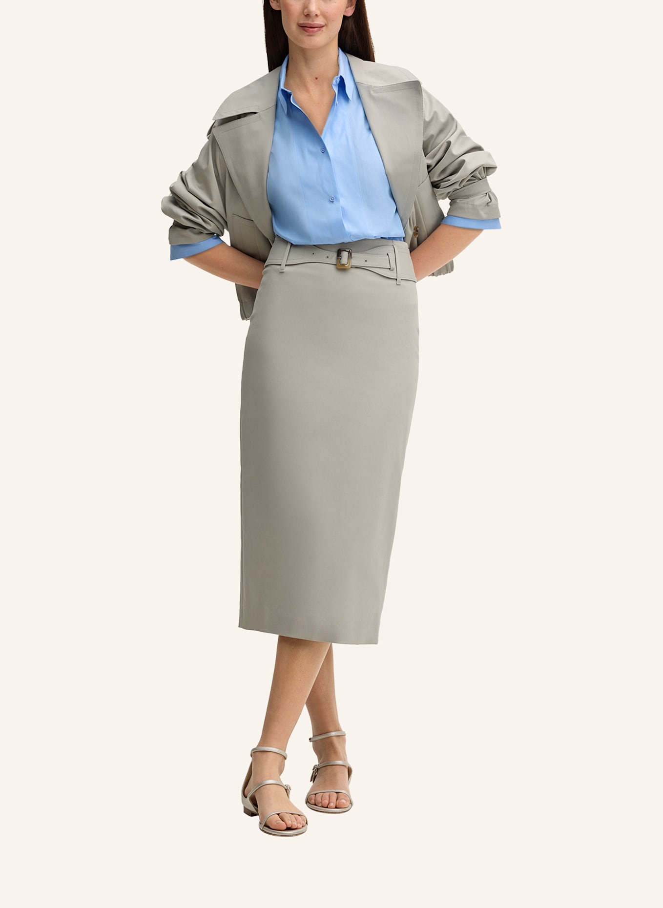 windsor. Bleistiftrock: GRAU