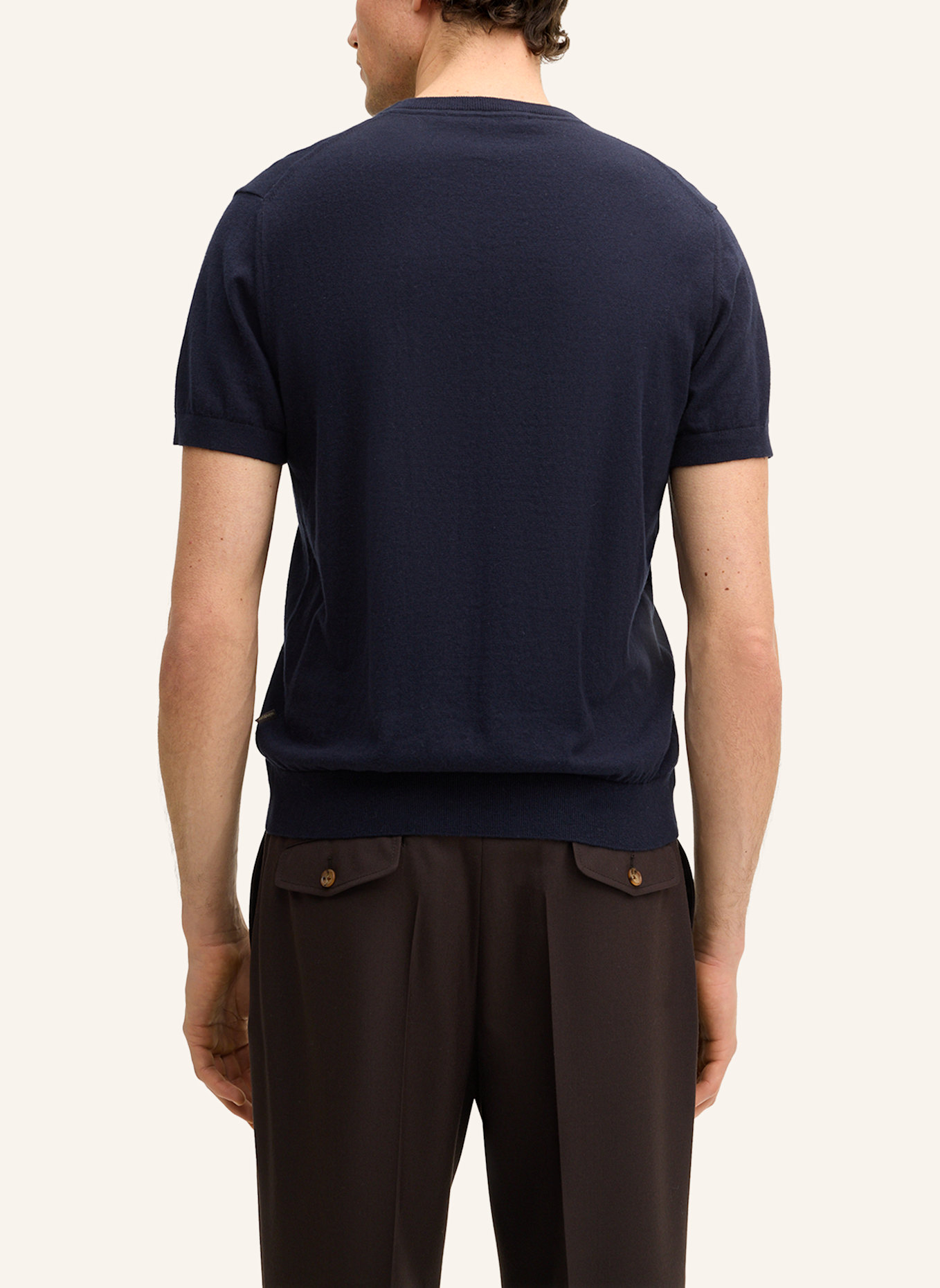 windsor. Strickshirt: DUNKELBLAU