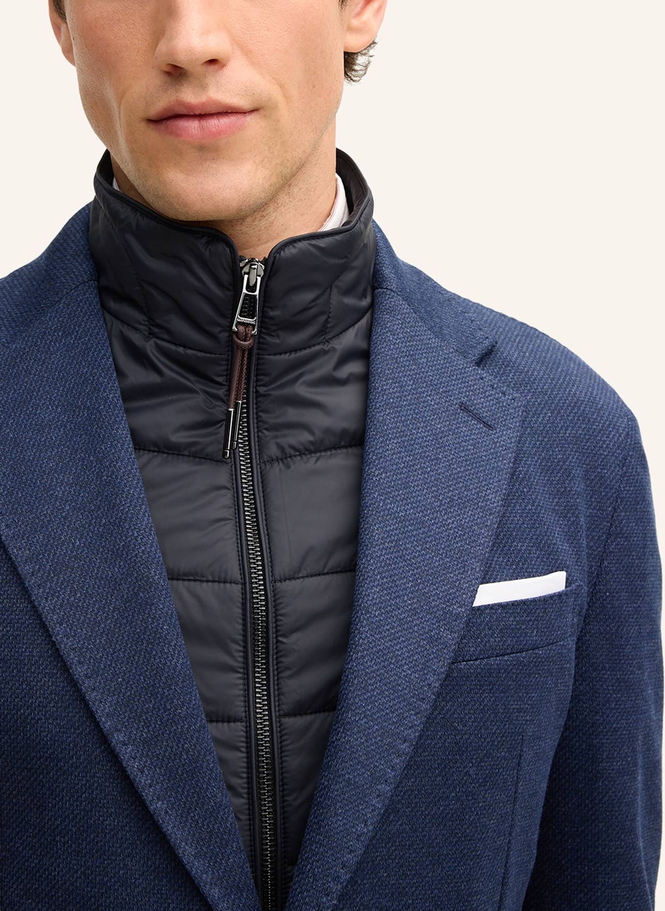 windsor. Sakko Shaped Fit: BLAU