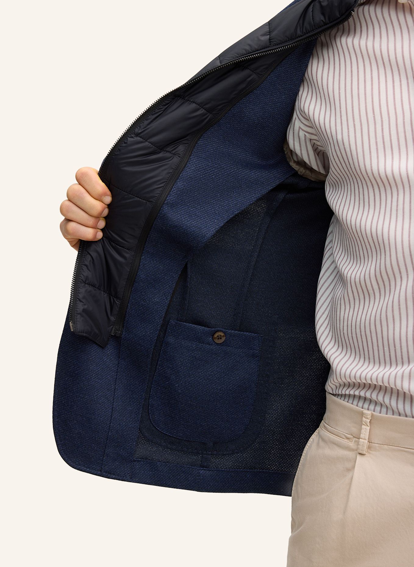 windsor. Sakko Shaped Fit: BLAU