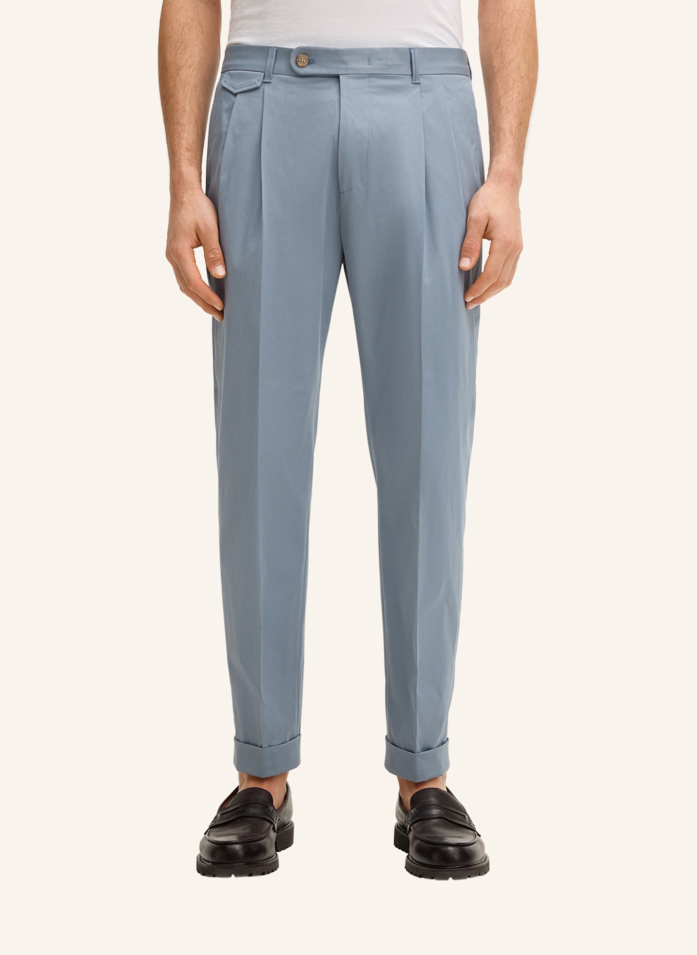 windsor. Anzughose Extra Slim Fit: HELLBLAU