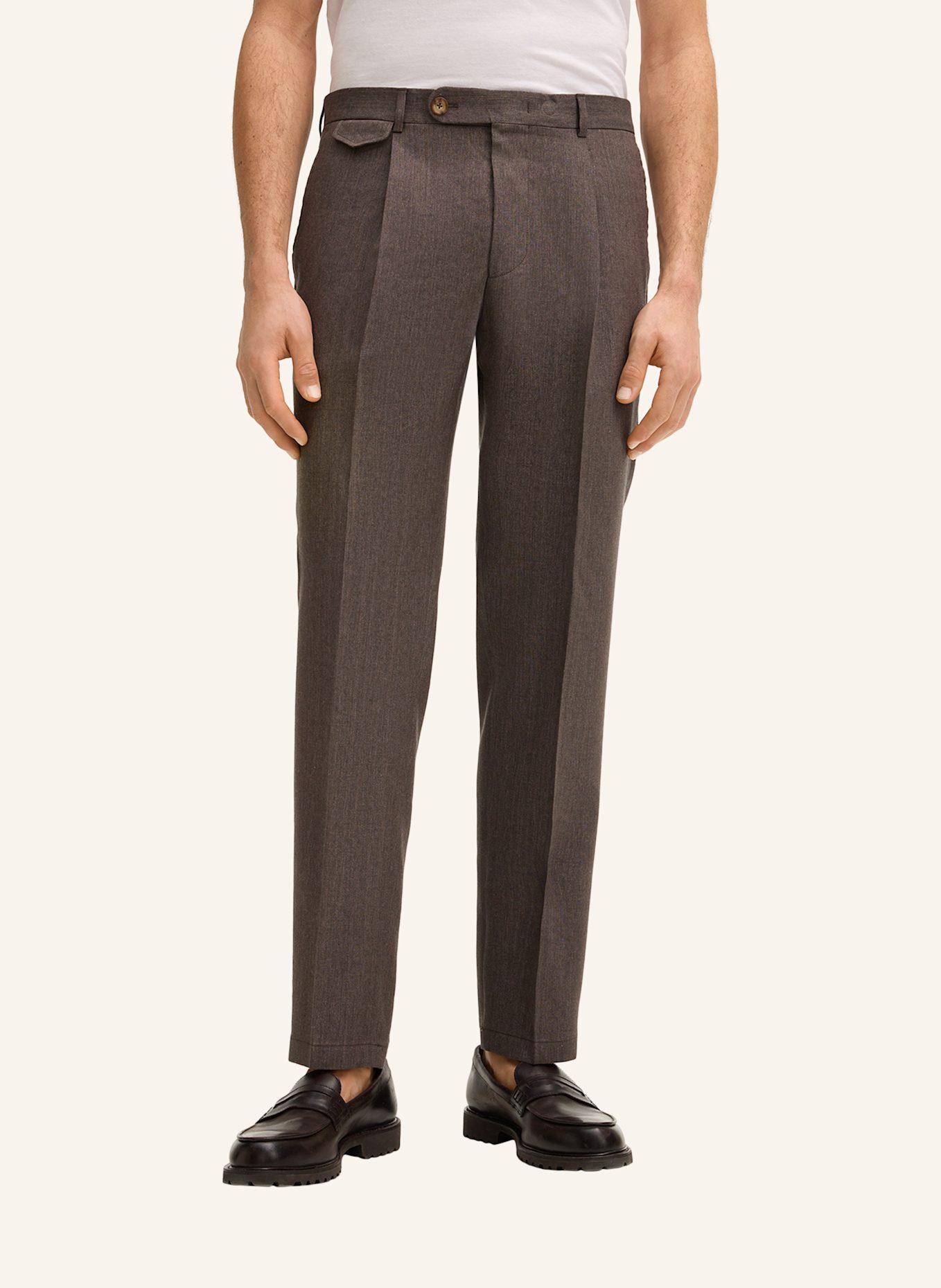 windsor. Anzughose Shaped Fit: BRAUN