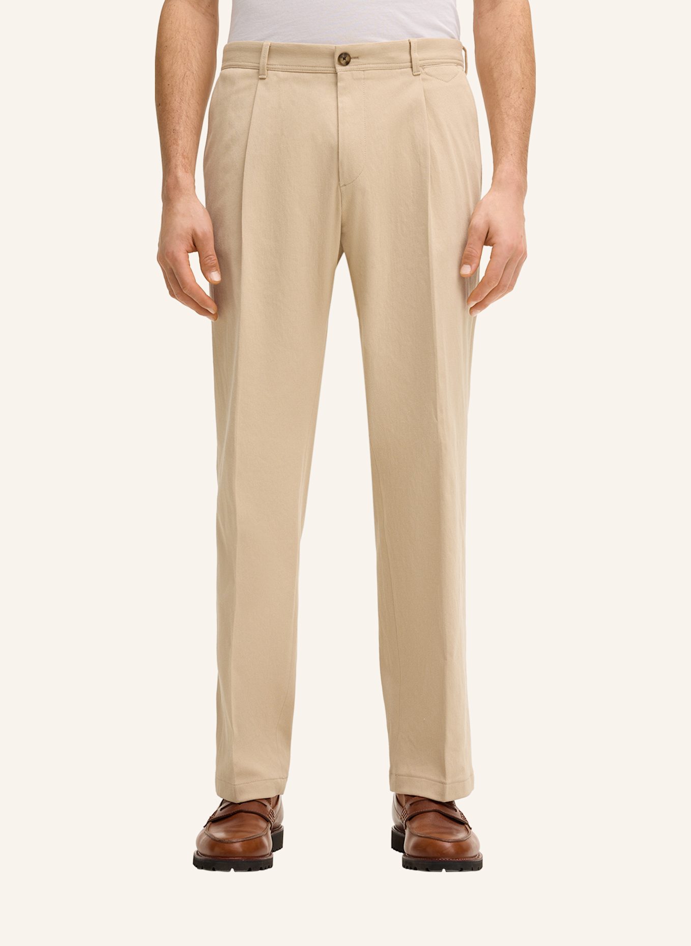 windsor. Stoffhose Regular Fit: BEIGE