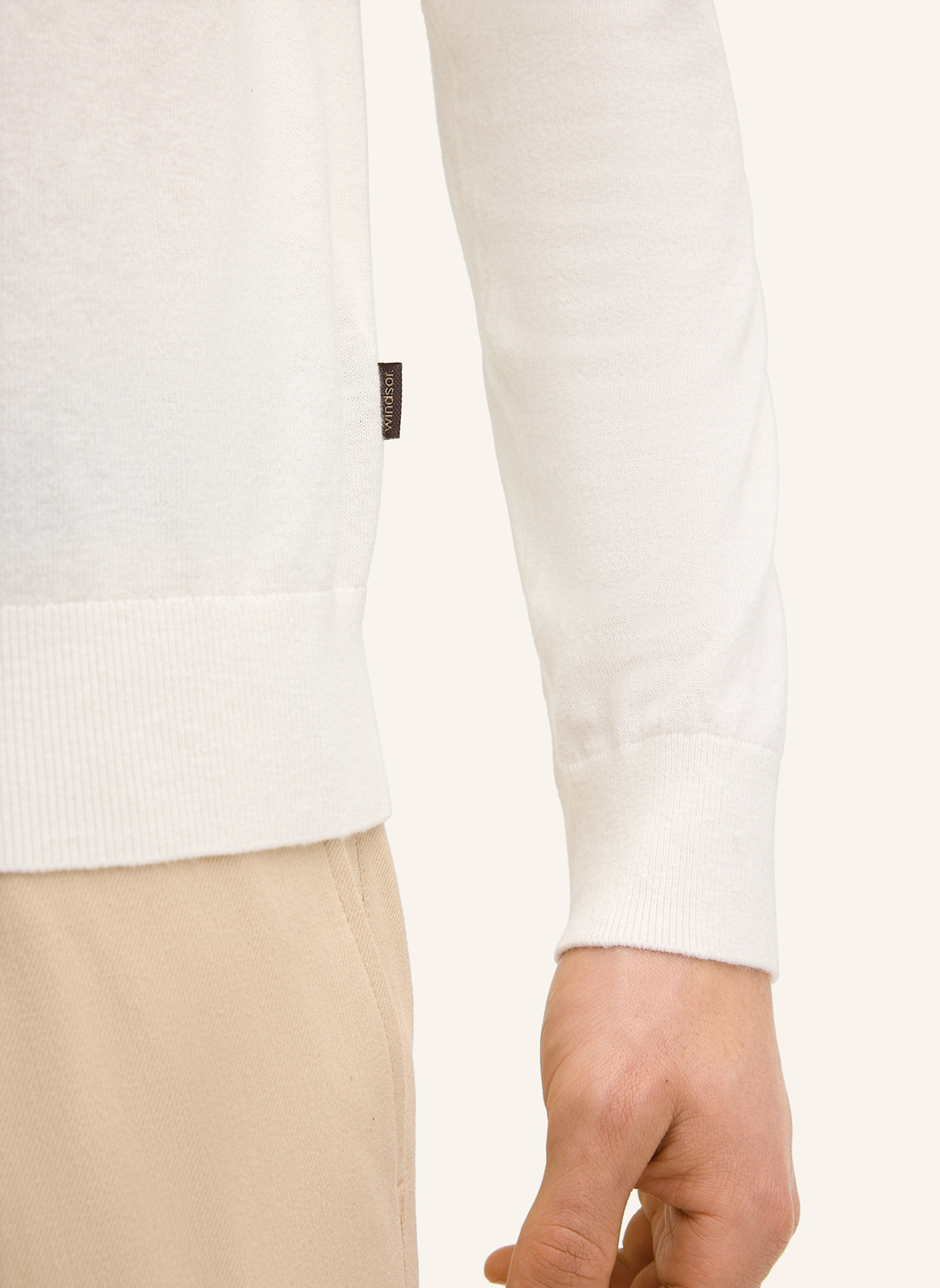 windsor. Pullover: WEISS