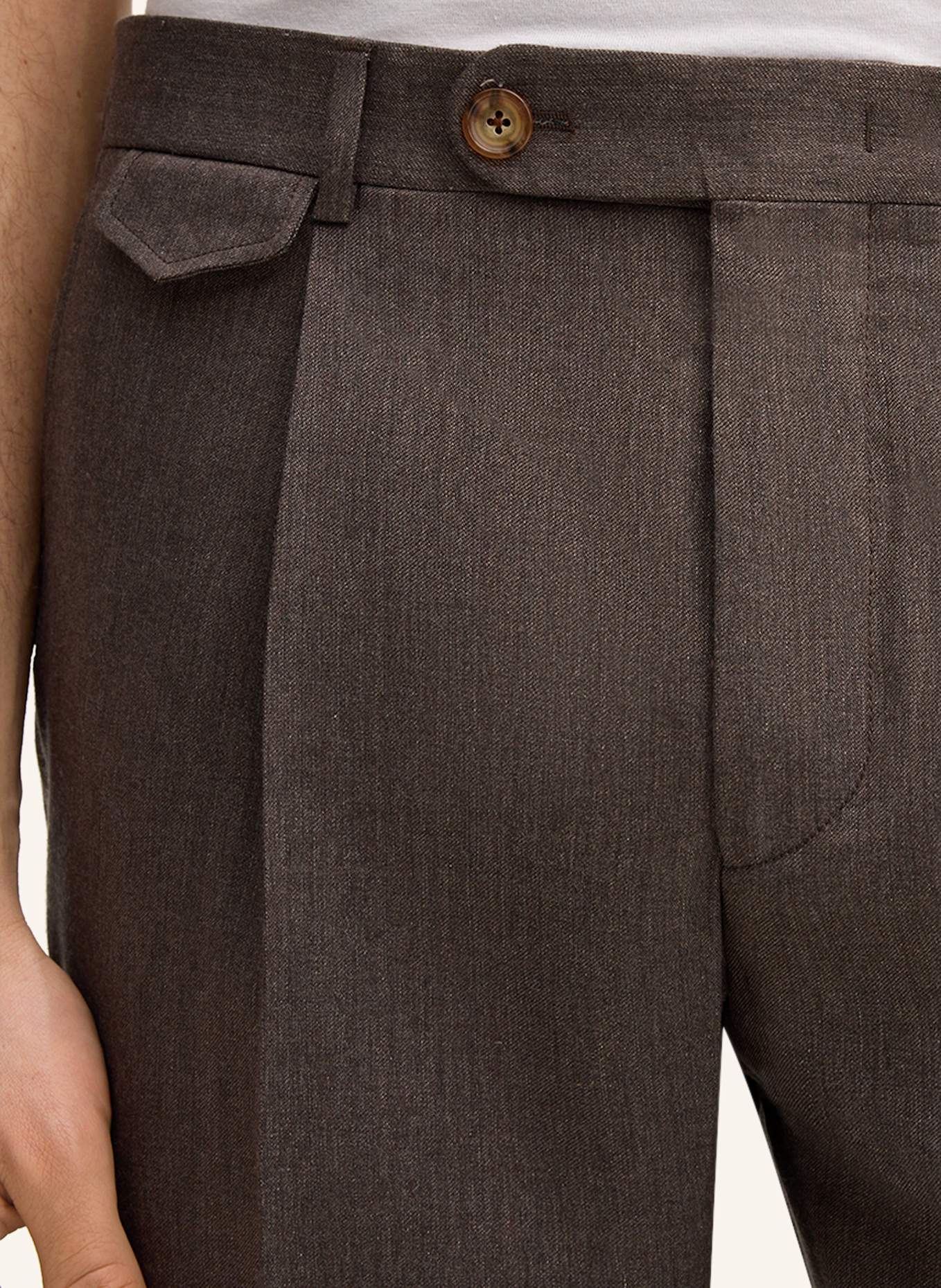 windsor. Anzughose Shaped Fit: BRAUN