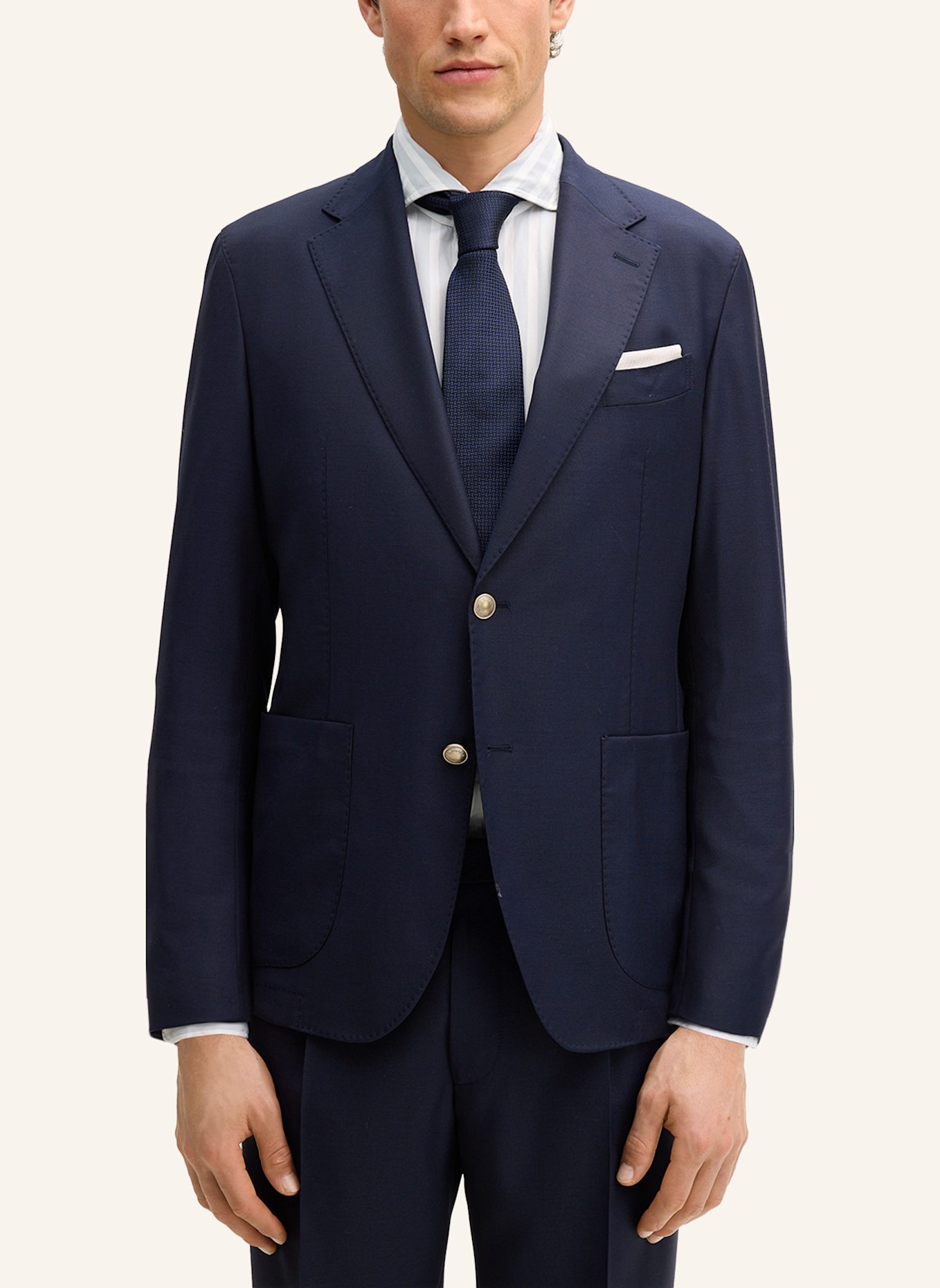 windsor. Baukasten Sakko Shaped Fit: DUNKELBLAU