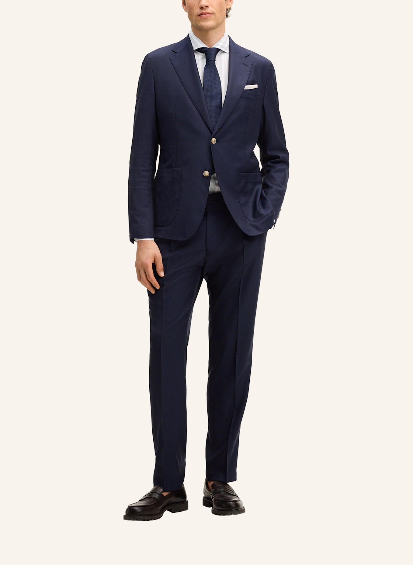 windsor. Baukasten Sakko Shaped Fit: DUNKELBLAU