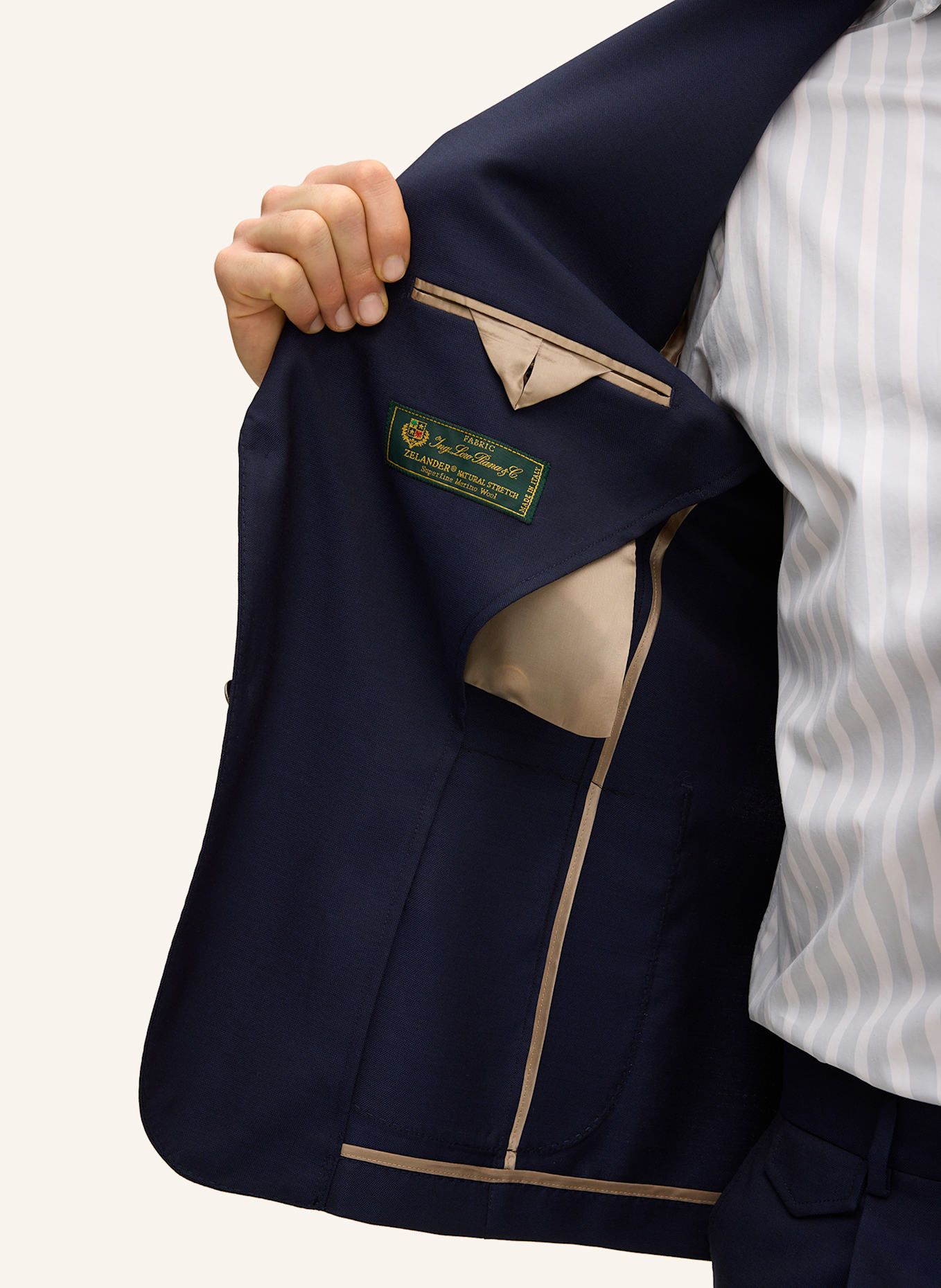 windsor. Baukasten Sakko Shaped Fit: DUNKELBLAU