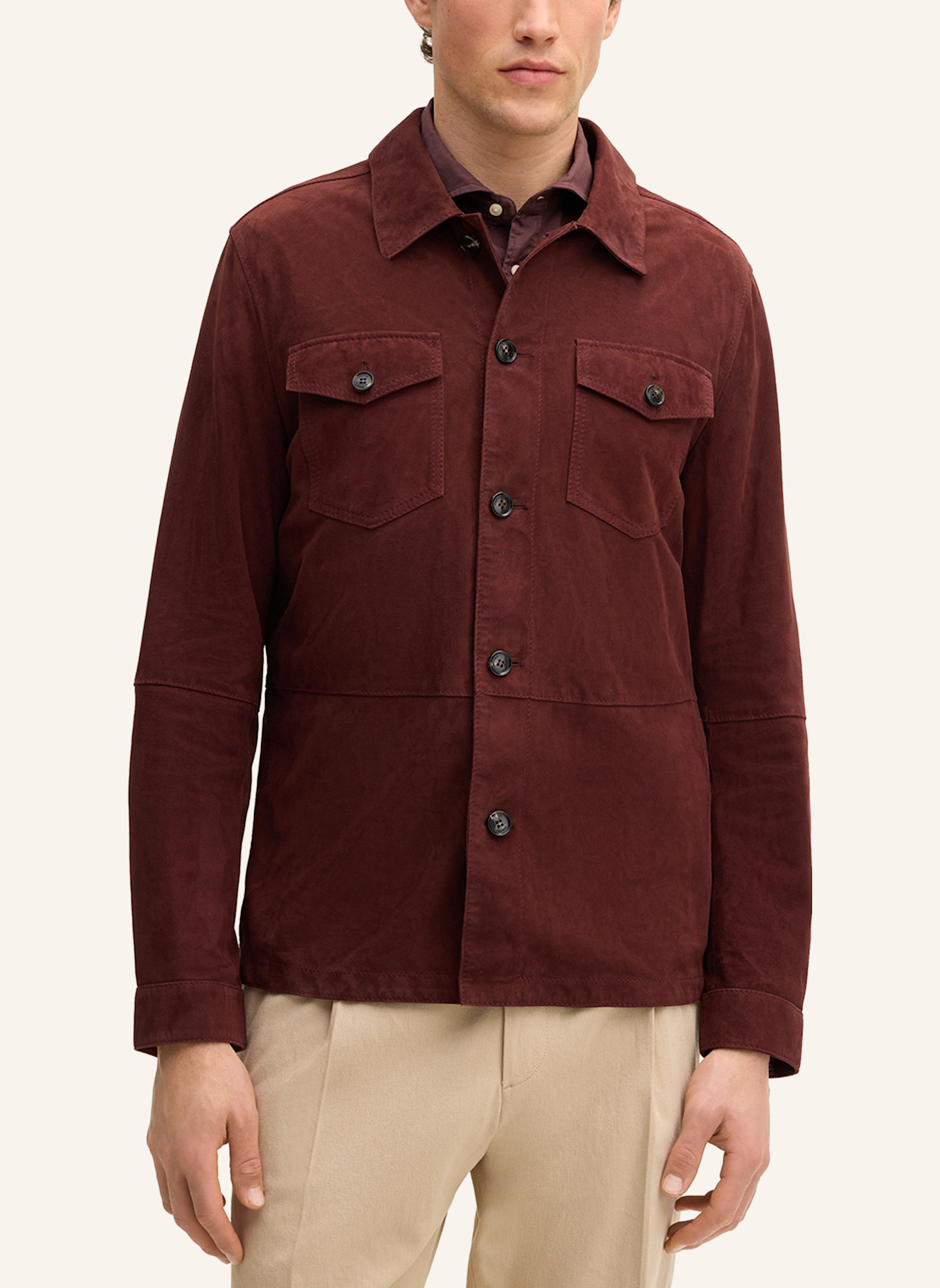 windsor. Overshirt: ROT