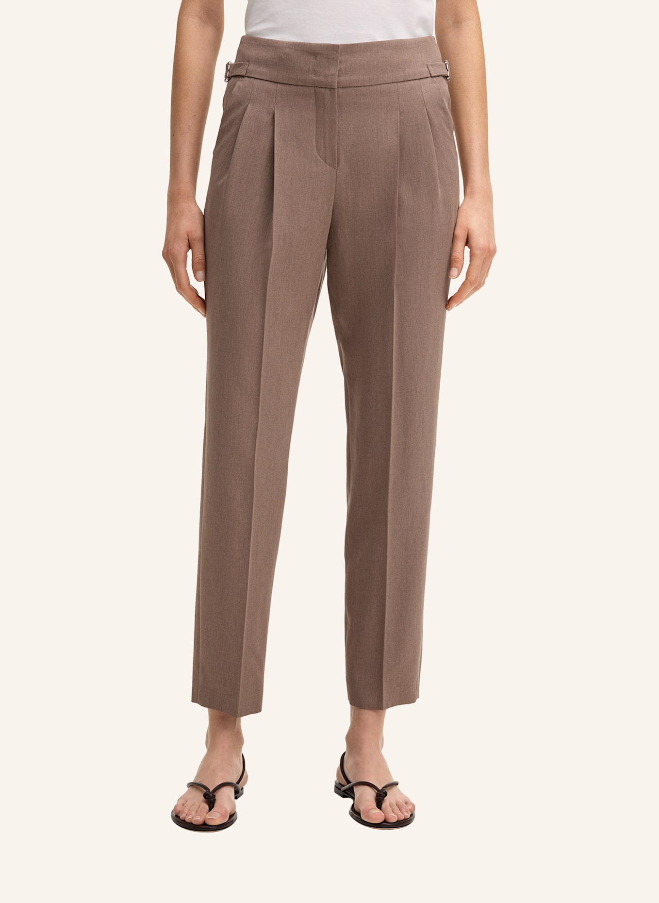 windsor. Bundfaltenhose: BRAUN