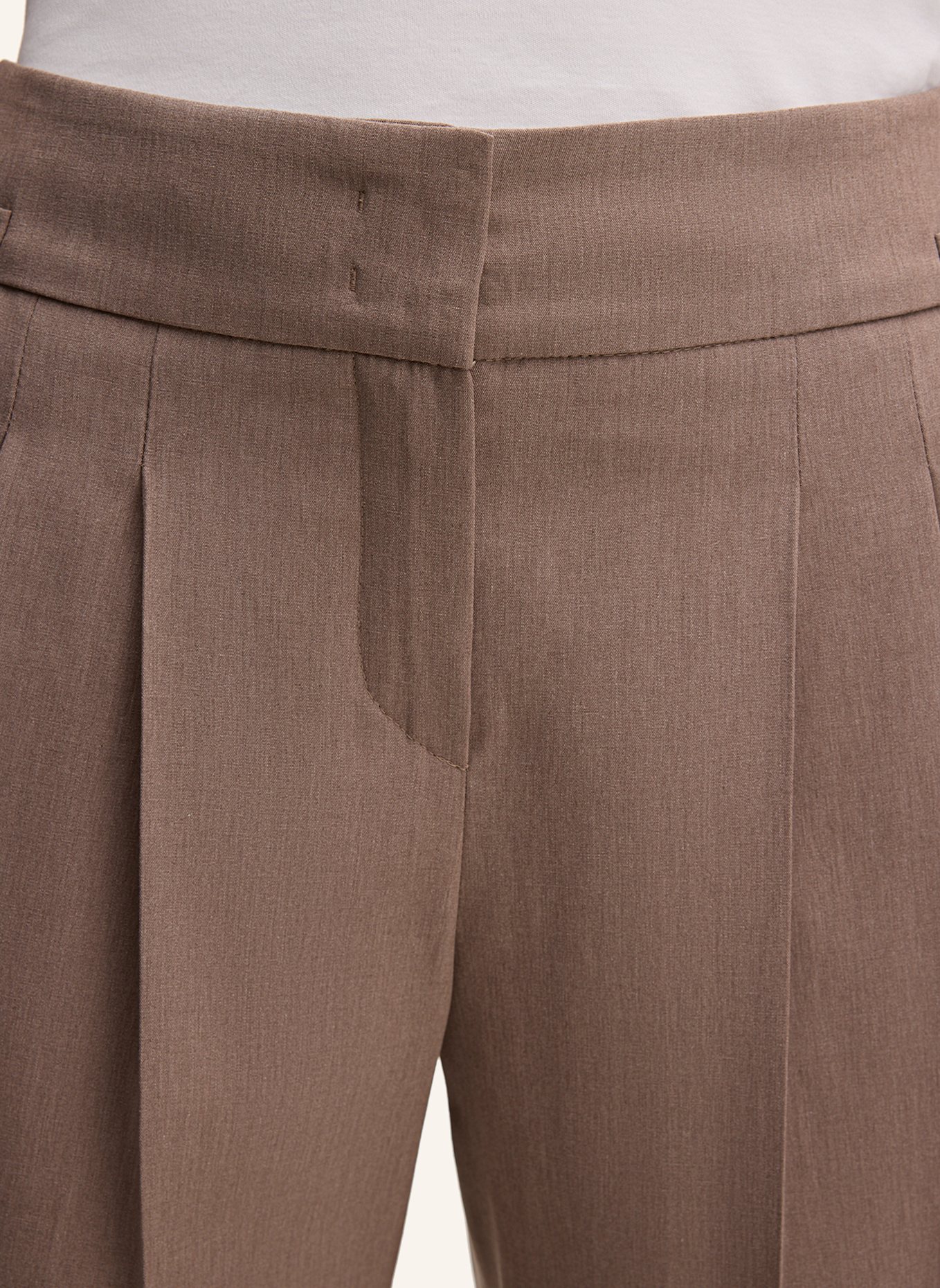 windsor. Bundfaltenhose: BRAUN