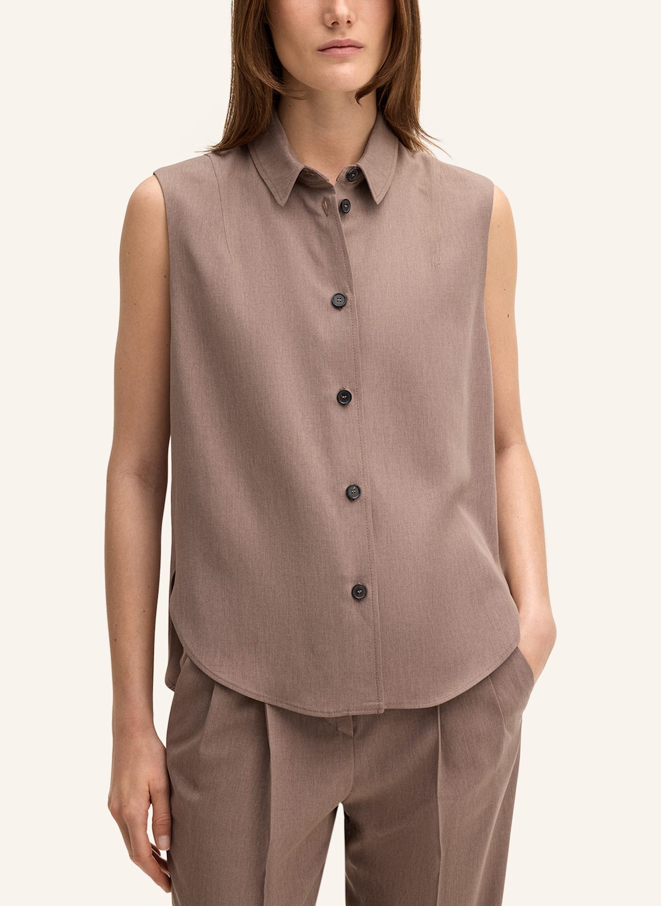 windsor. Hemblusen-Top: BRAUN
