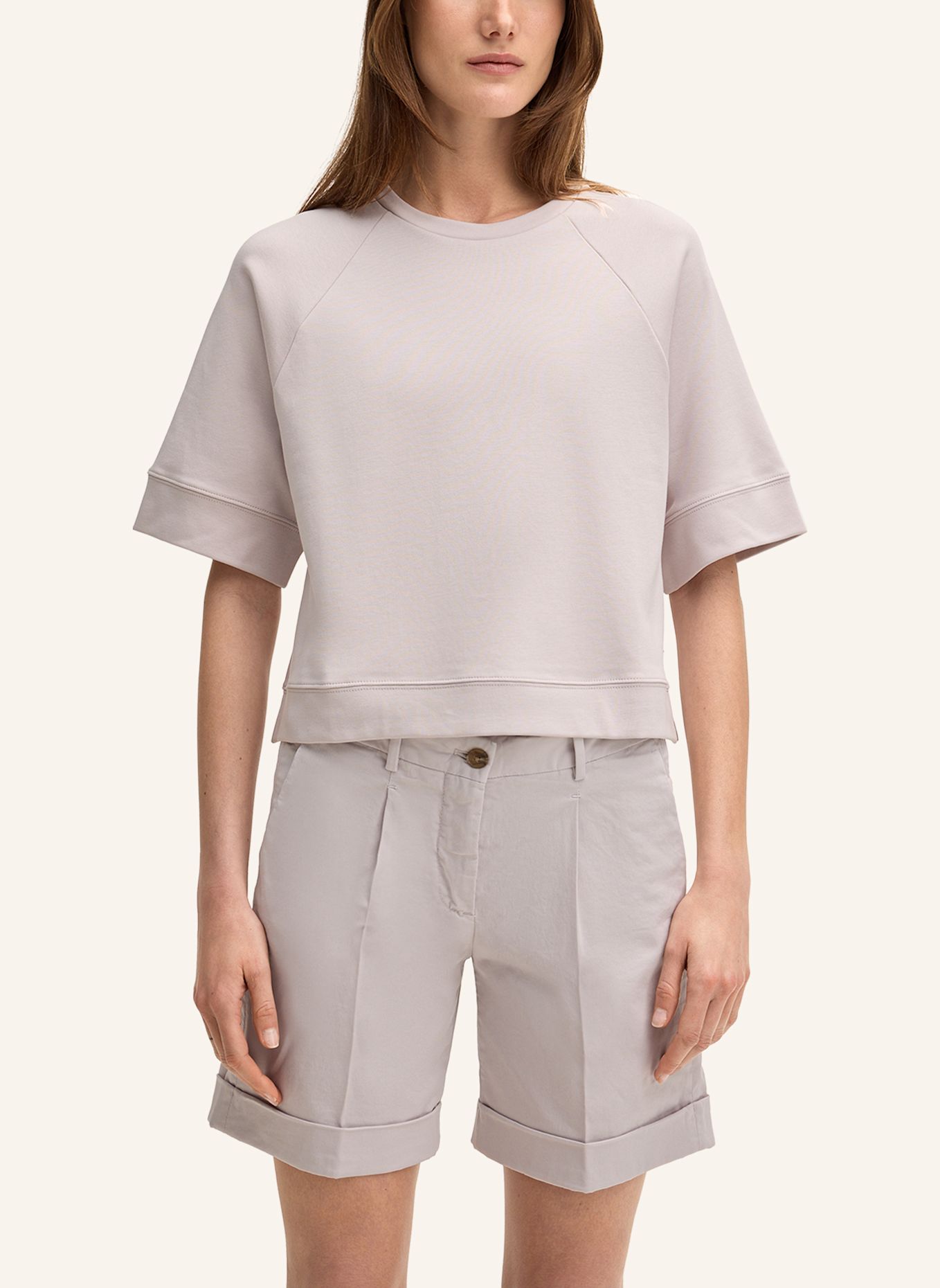 windsor. Halbarm-Sweatshirt: BEIGE