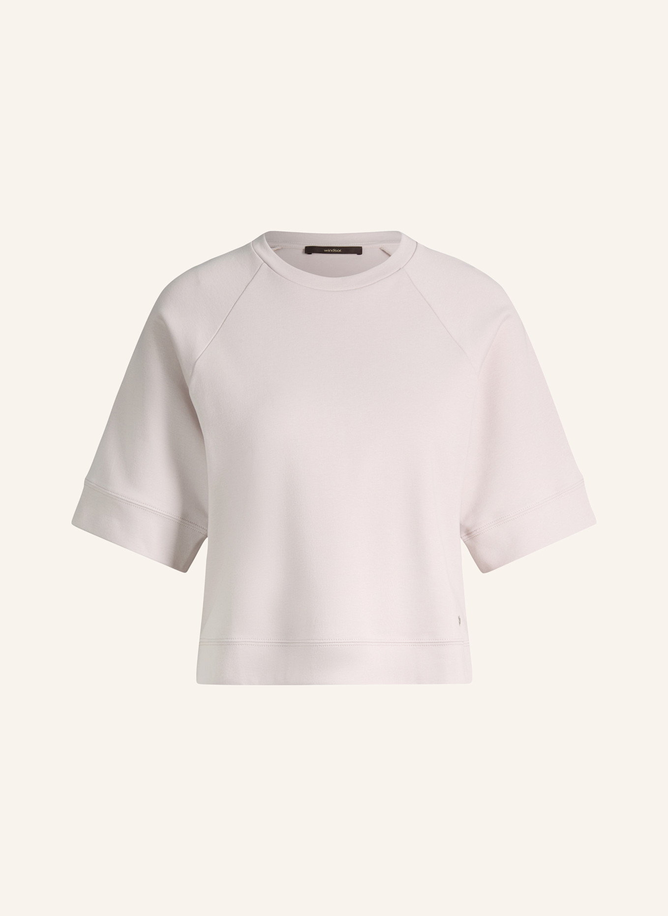 windsor. Halbarm-Sweatshirt: BEIGE