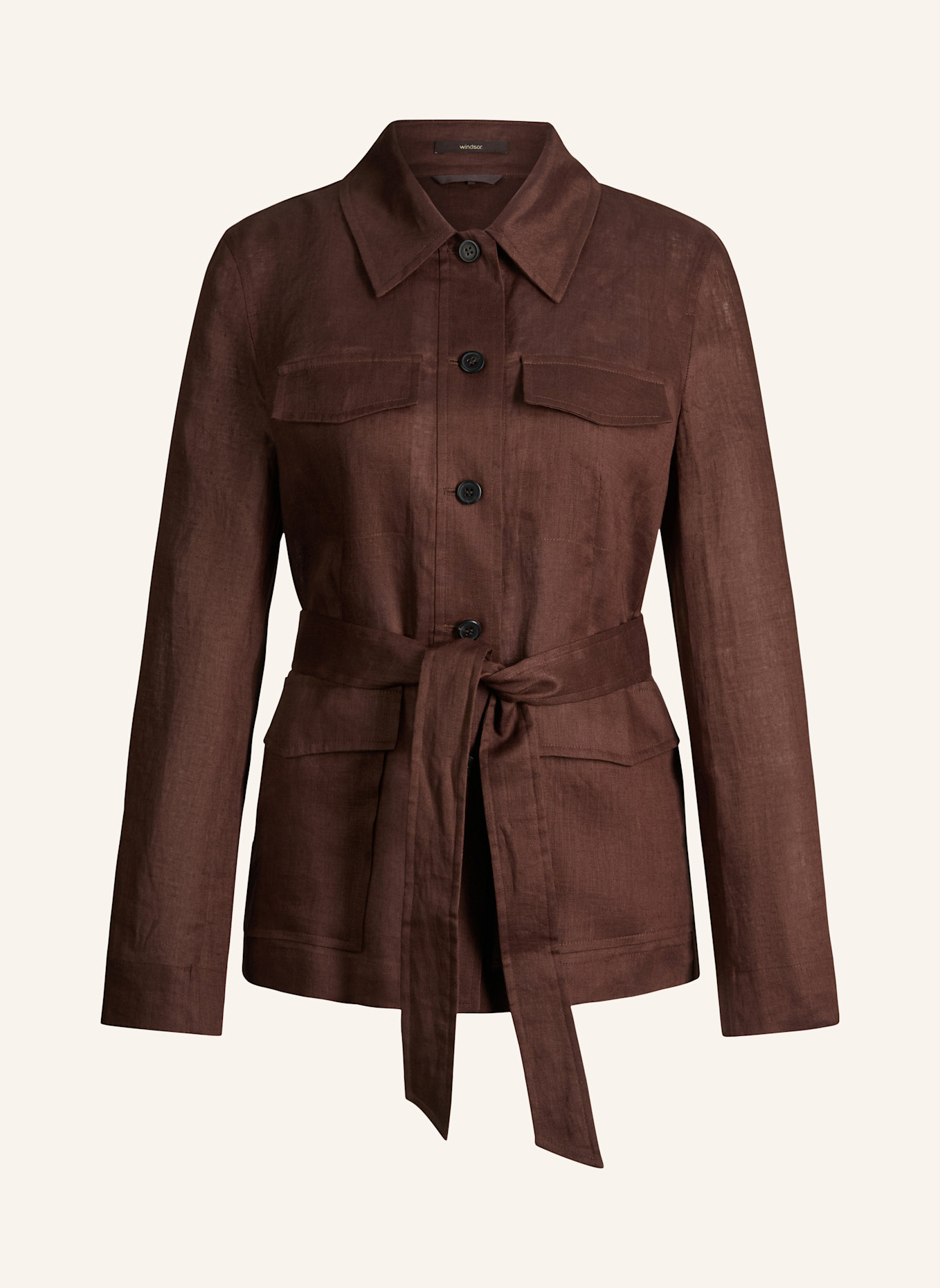 windsor. Blazer: DUNKELBRAUN