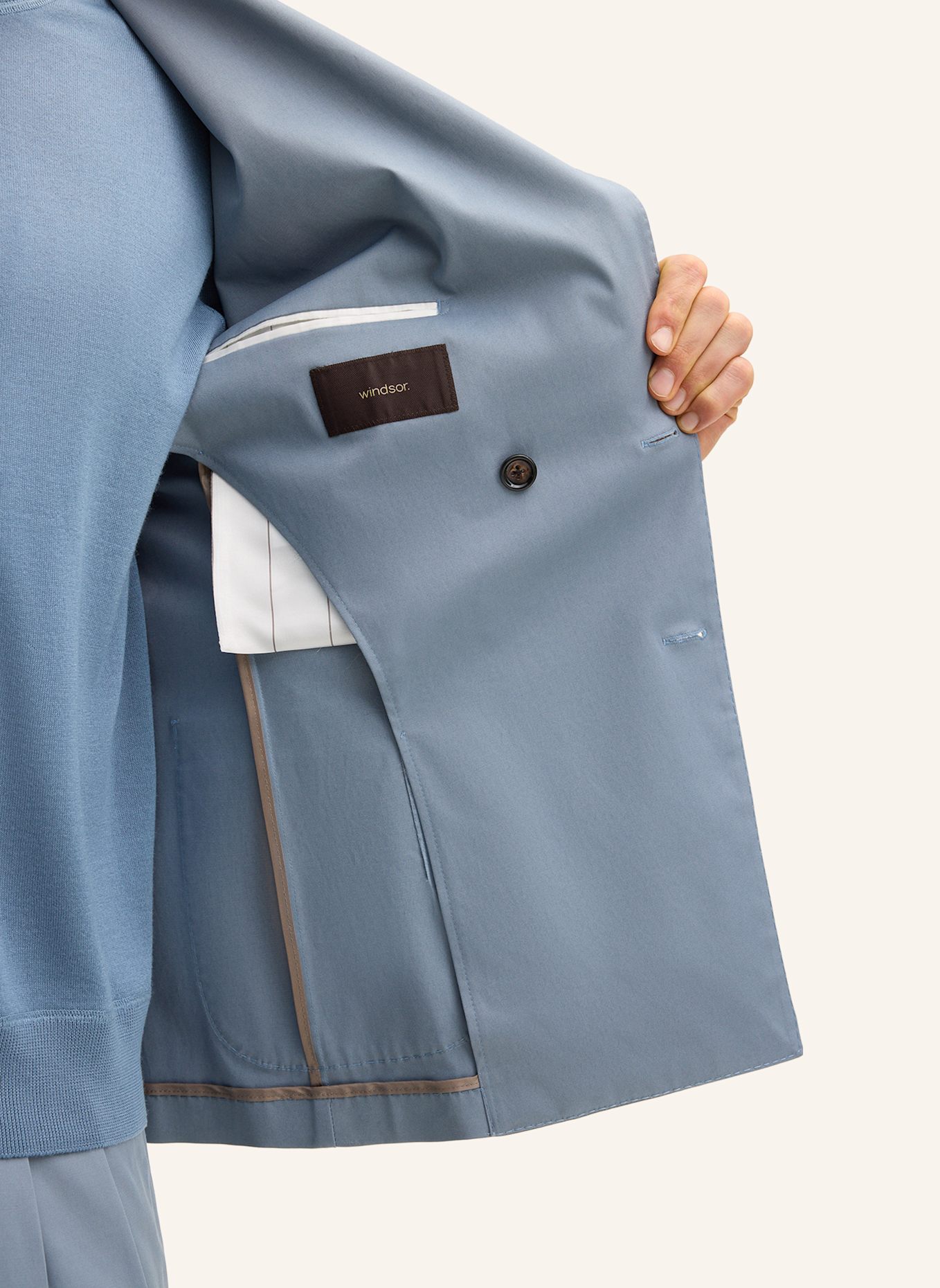 windsor. Baukasten Sakko: HELLBLAU