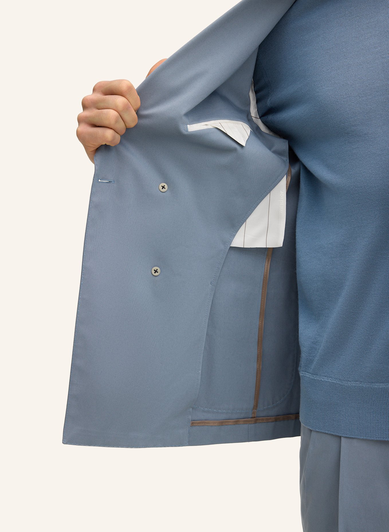 windsor. Baukasten Sakko: HELLBLAU