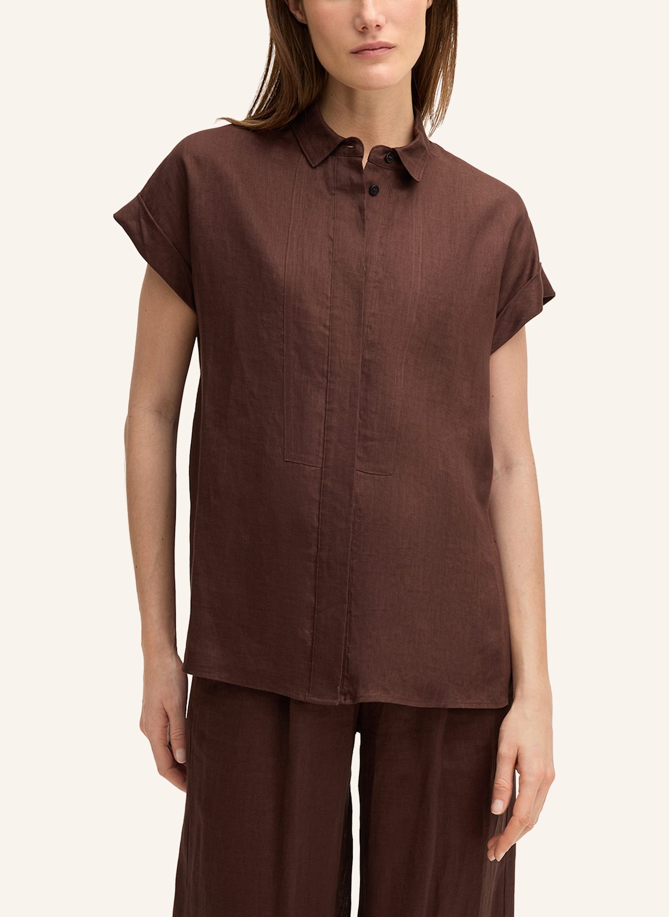 windsor. Hemdbluse: DUNKELBRAUN