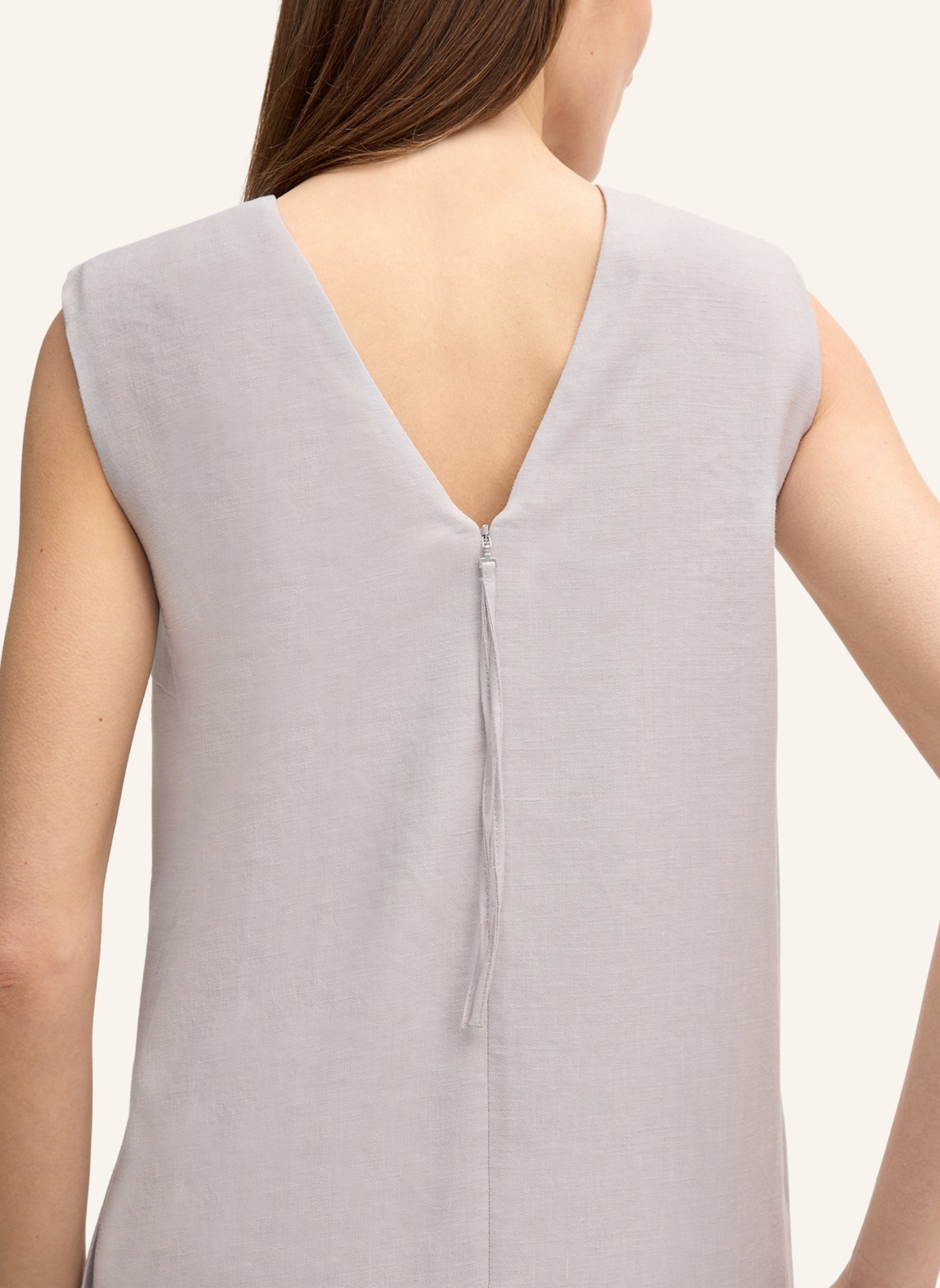 windsor. Kleid mit Leinen: BEIGE