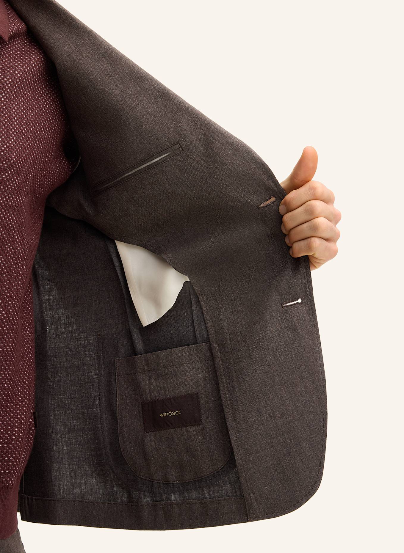 windsor. Baukasten Sakko: BRAUN