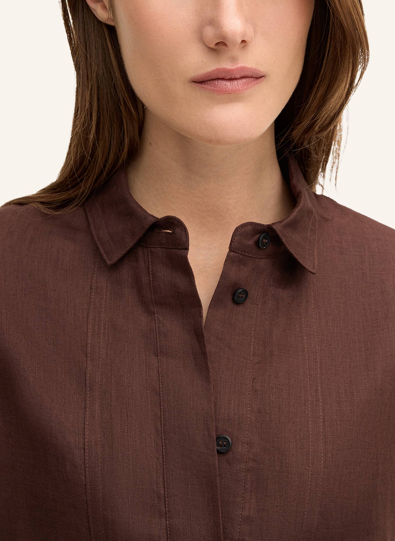 windsor. Hemdbluse: DUNKELBRAUN