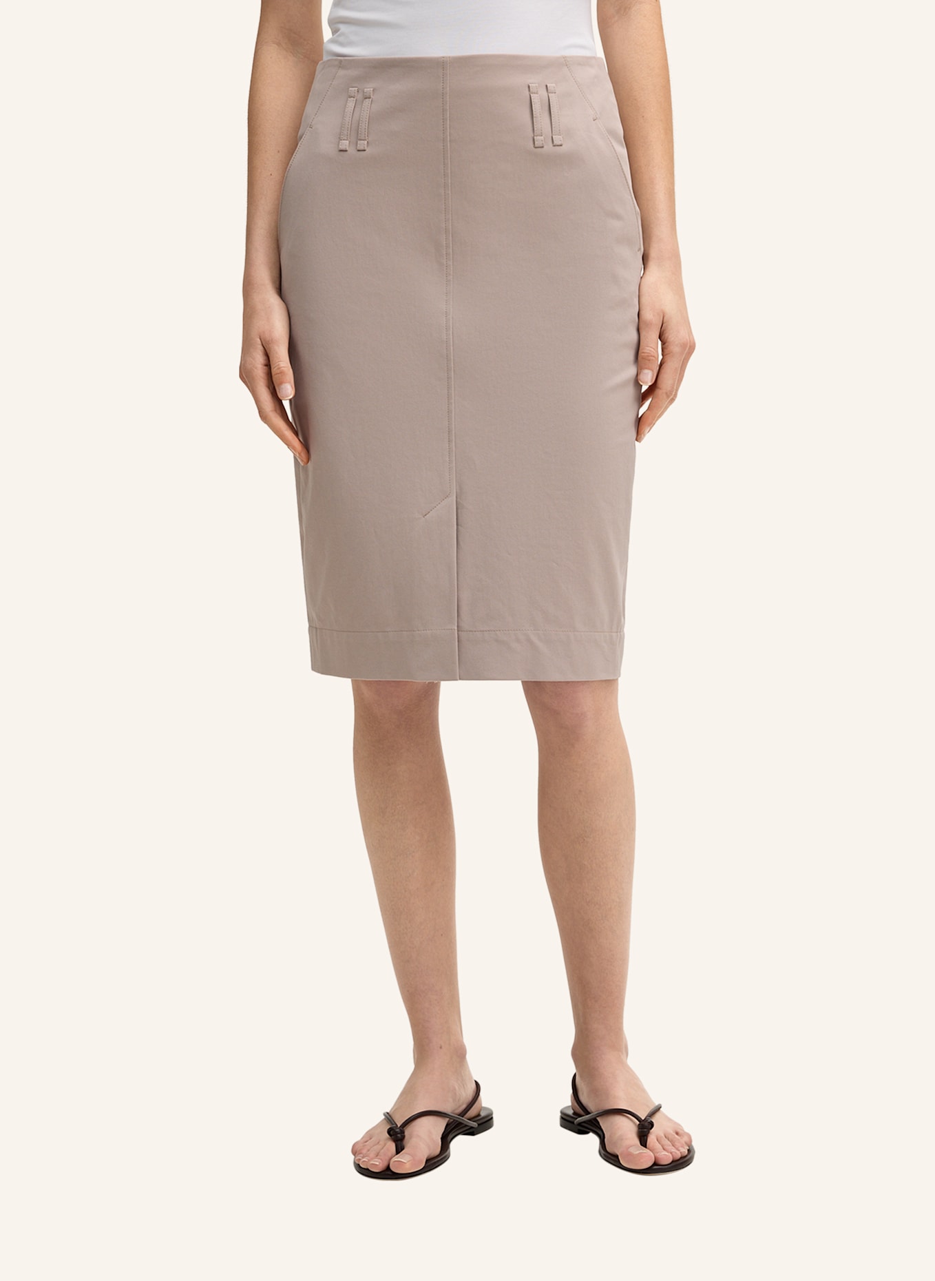 windsor. Bleistiftrock: TAUPE