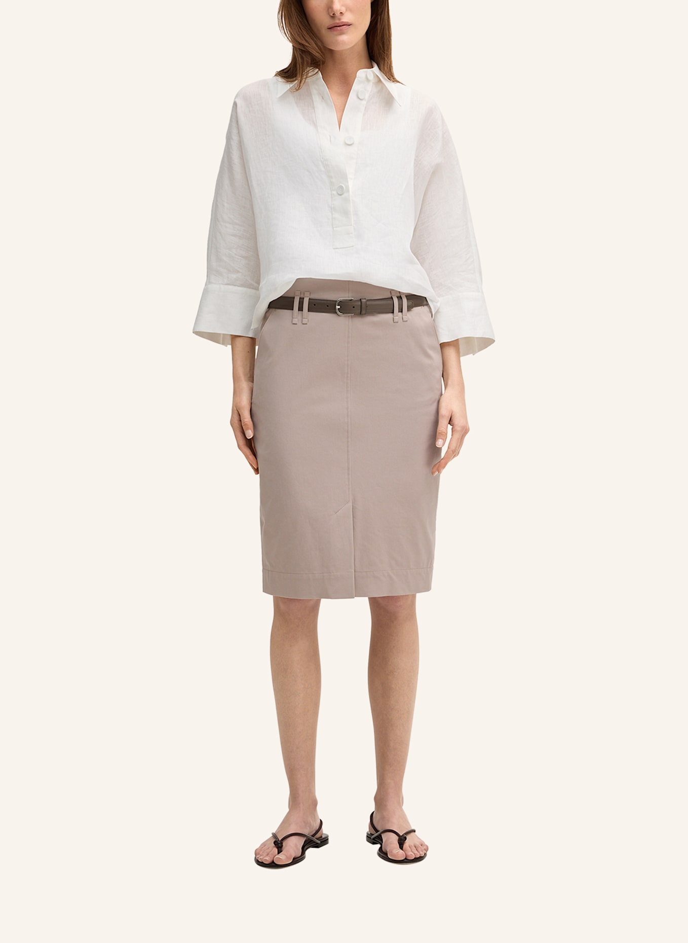 windsor. Bleistiftrock: TAUPE