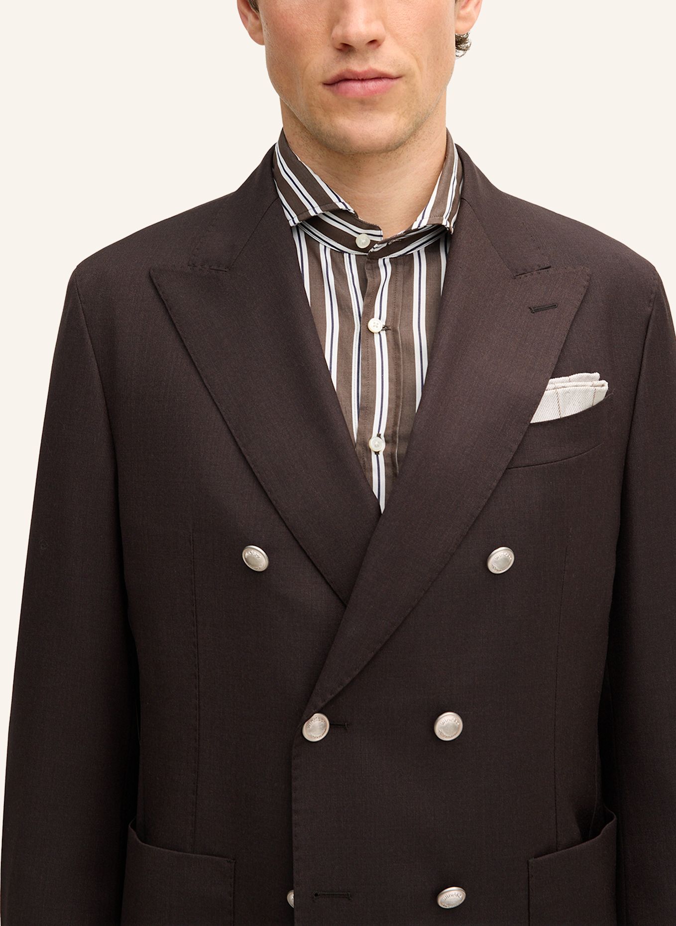 windsor. Baukasten Sakko Shaped Fit: BRAUN