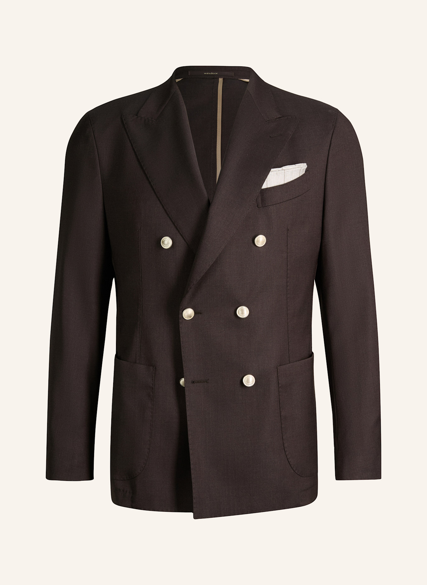 windsor. Baukasten Sakko Shaped Fit: BRAUN