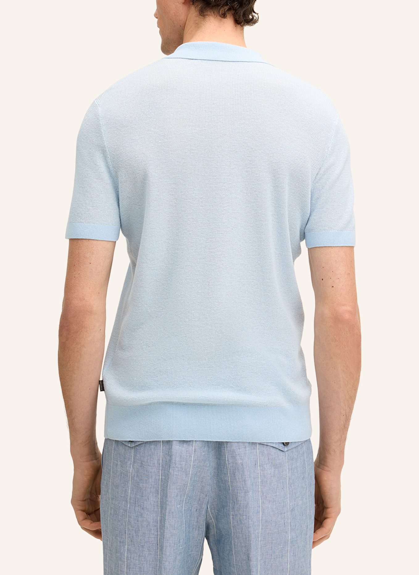 windsor. Poloshirt: HELLBLAU