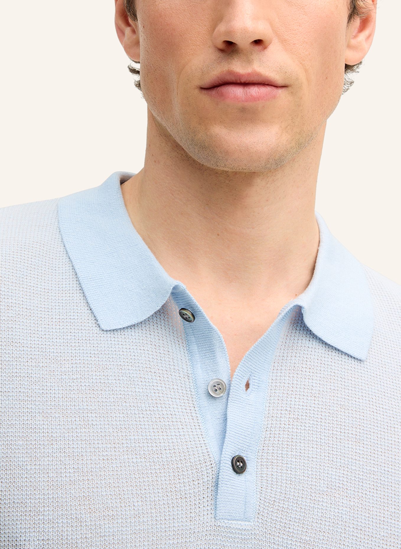 windsor. Poloshirt: HELLBLAU